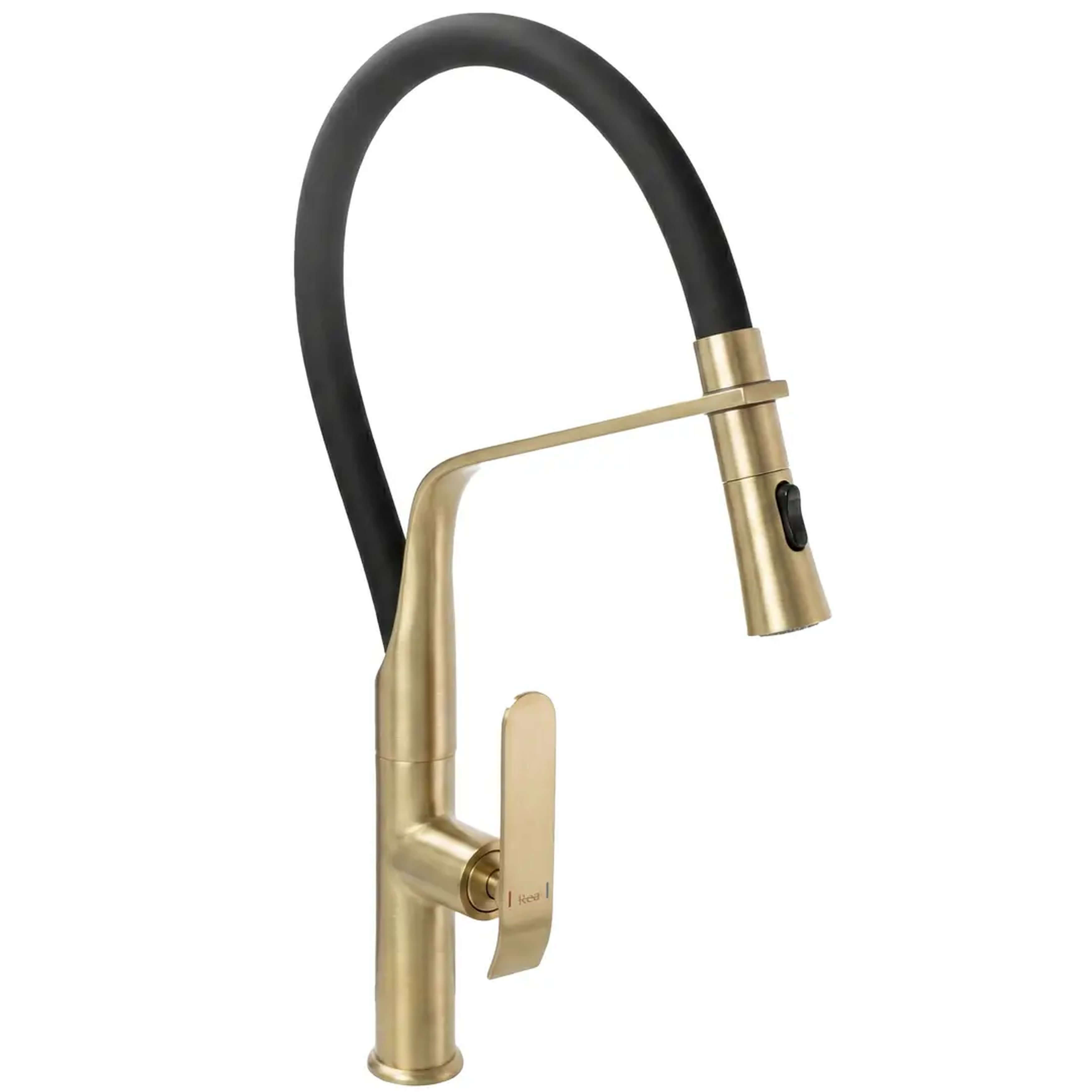 Rea Castor Küchenarmatur Stehend schwarz-gold/altgold REA-B4321