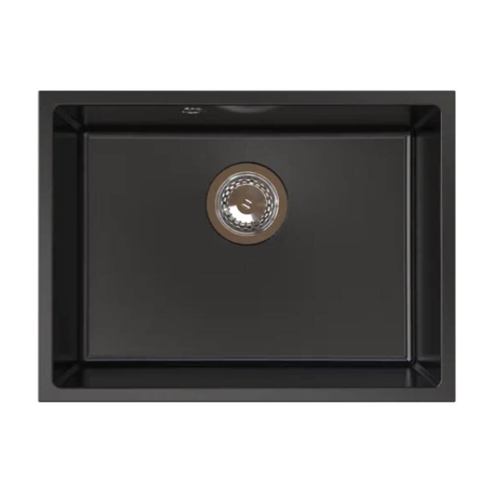 Ferro Stampo Granitspüle 54x40 cm schwarz DRGS1-U/40/54BM