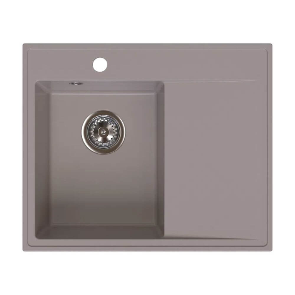 Ferro Stampo Granitspüle 60x50 cm braun DRGS-L/50/60TU