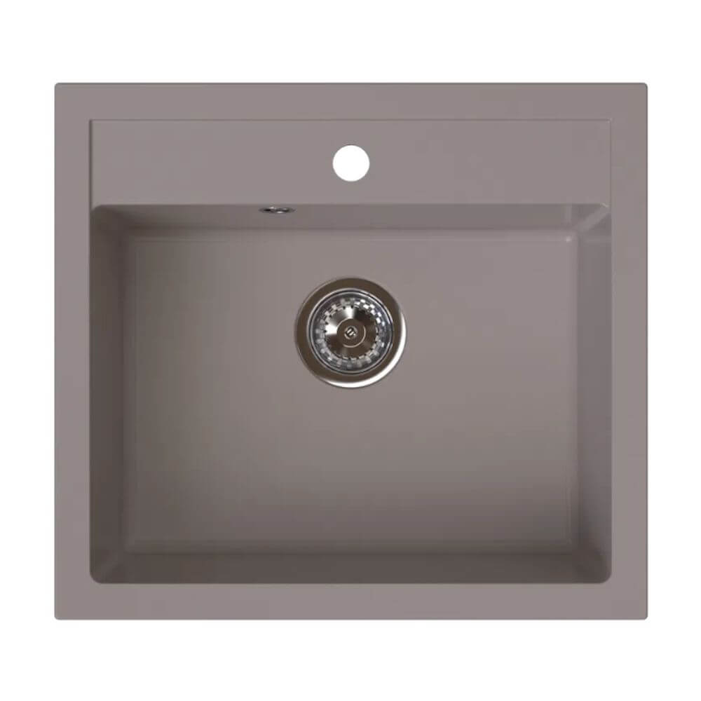 Ferro Stampo Granitspüle 56x51 cm braun DRGS1/51/56TU