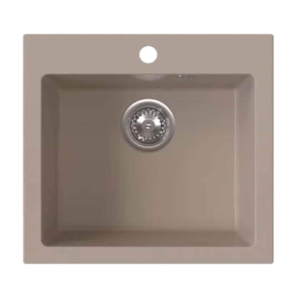 Ferro Stampo Granitspüle 49x45 cm beige DRGS1/45/49SA