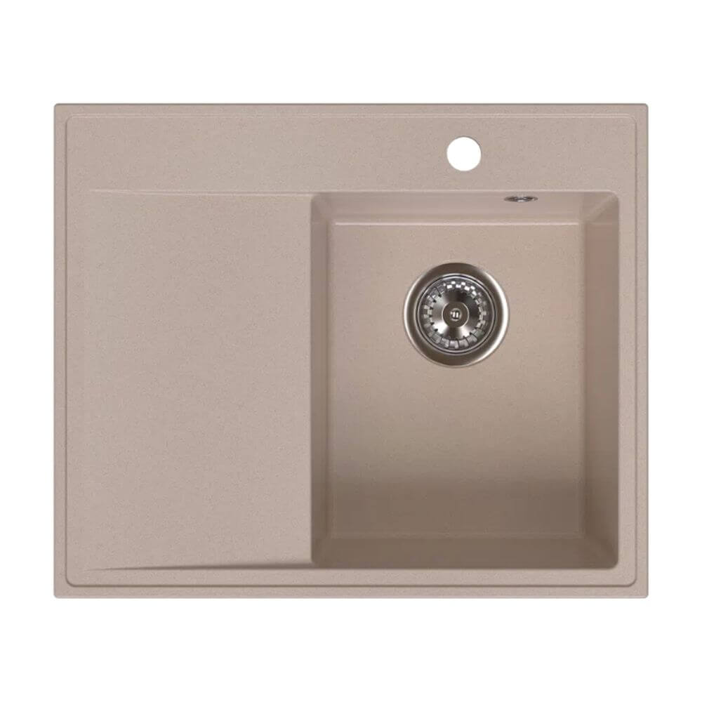 Ferro Stampo Granitspüle 60x50 cm beige DRGS-R/50/60SA
