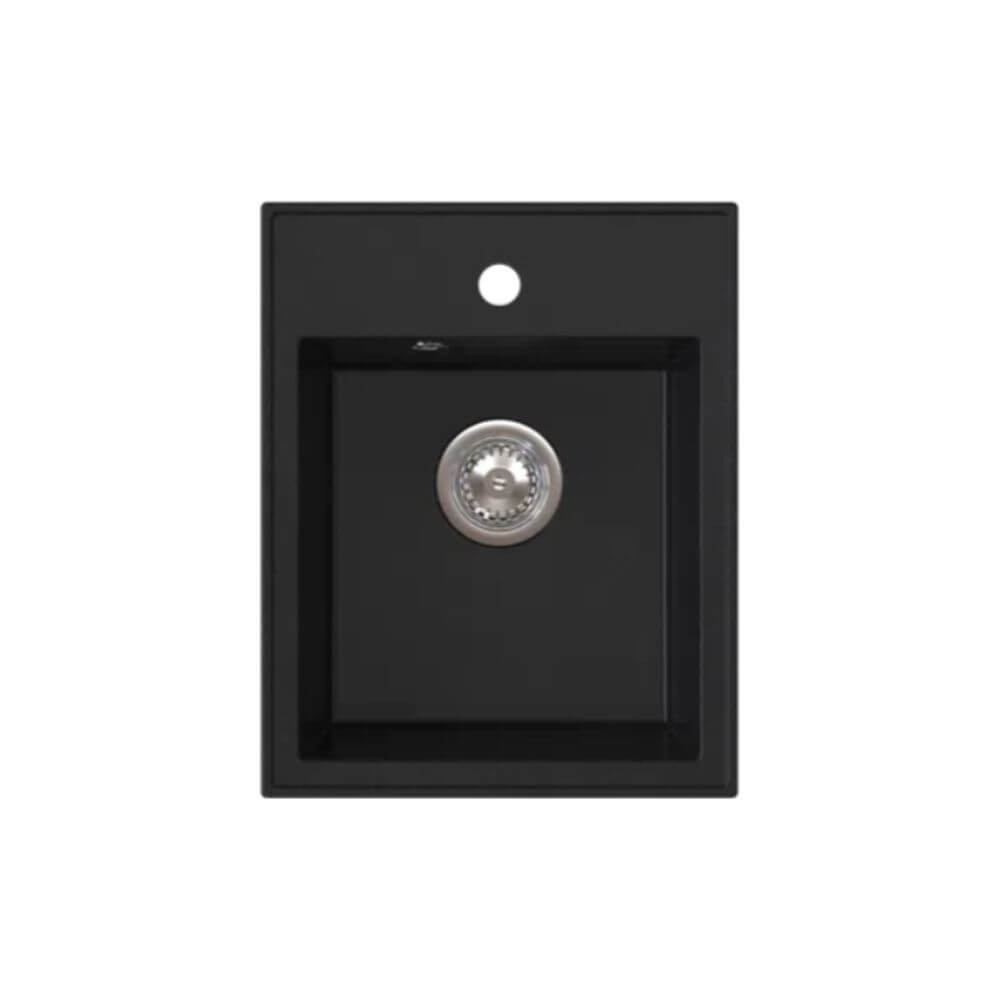 Ferro Stampo Granitspüle 50x40 cm grau/graphit/onyx DRGS1/50/40BA