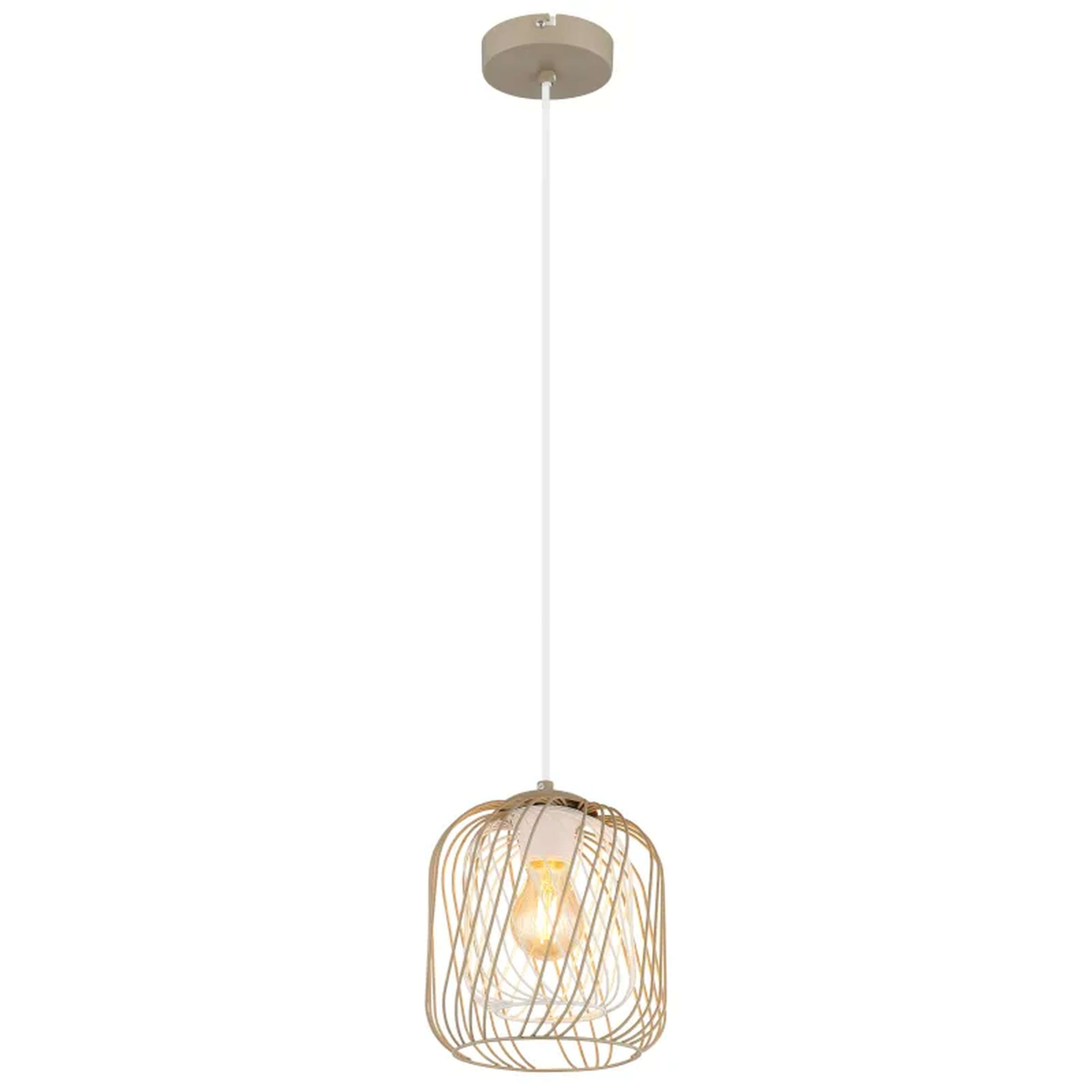 Globo Lighting Dichti Pendelleuchte 1x40 W sandig 15965H