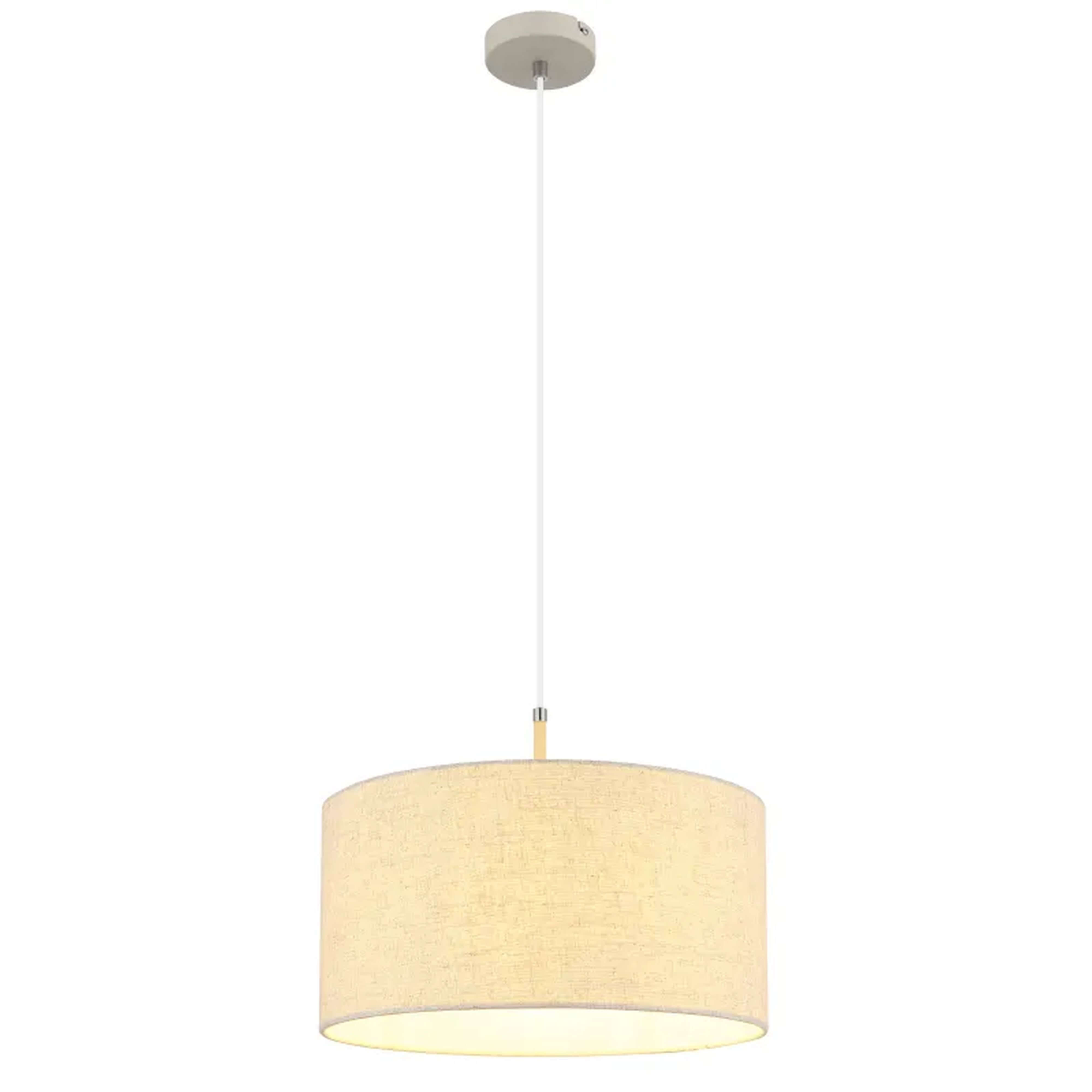 Globo Lighting Deleon Pendelleuchte 1x60 W sandig-cremig 15968H