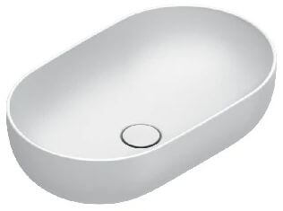 Catalano Sfera Waschbecken 60x37 cm oval Aufsatzwaschbecken weiß glanz 0522610021