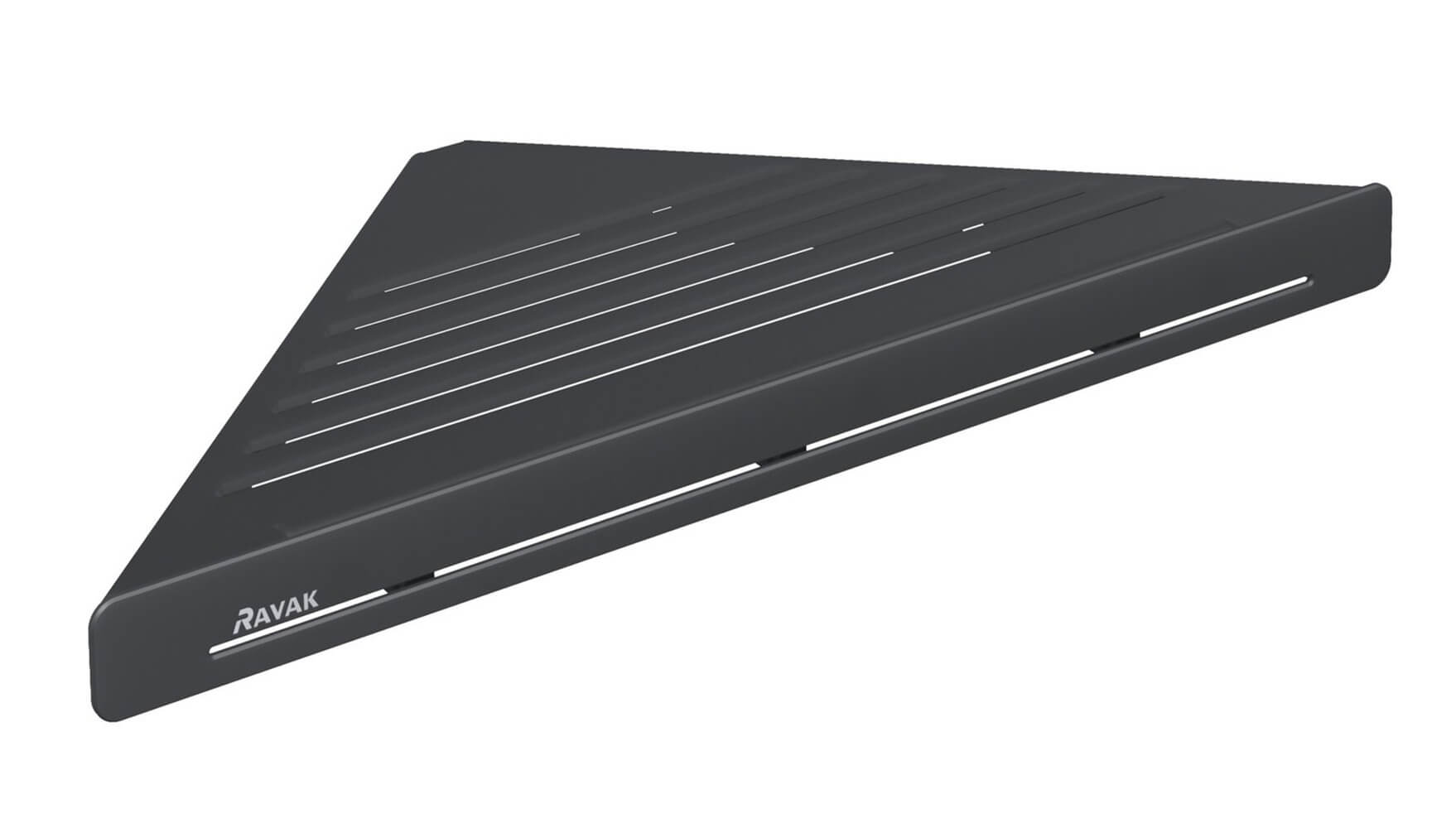 Ravak Slim Ablage schwarz X07P650
