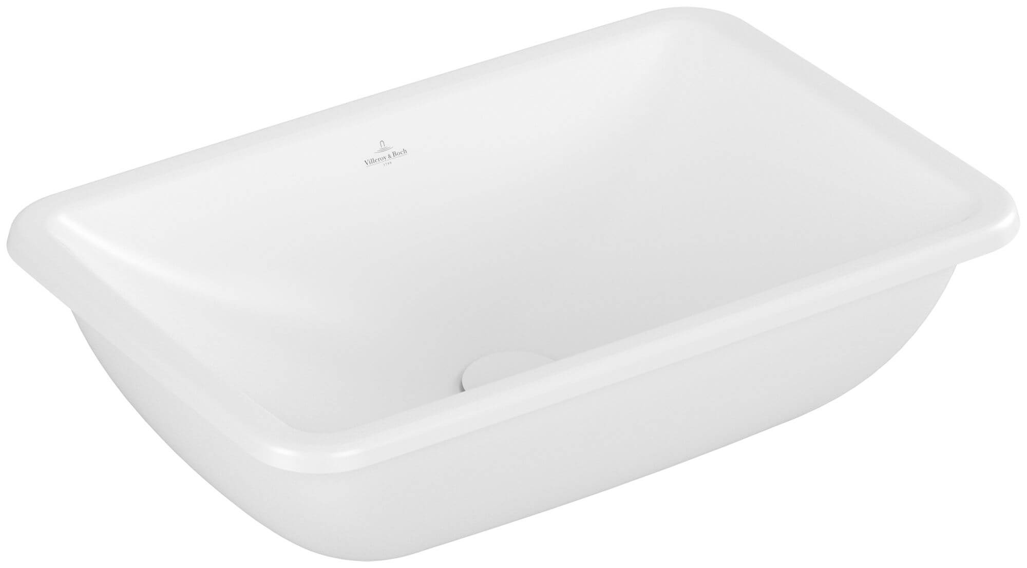 Villeroy & Boch Loop & Friends Waschbecken 54x34 cm rechteckig Unterbauwaschbecken weiß glanz 4A5700RW