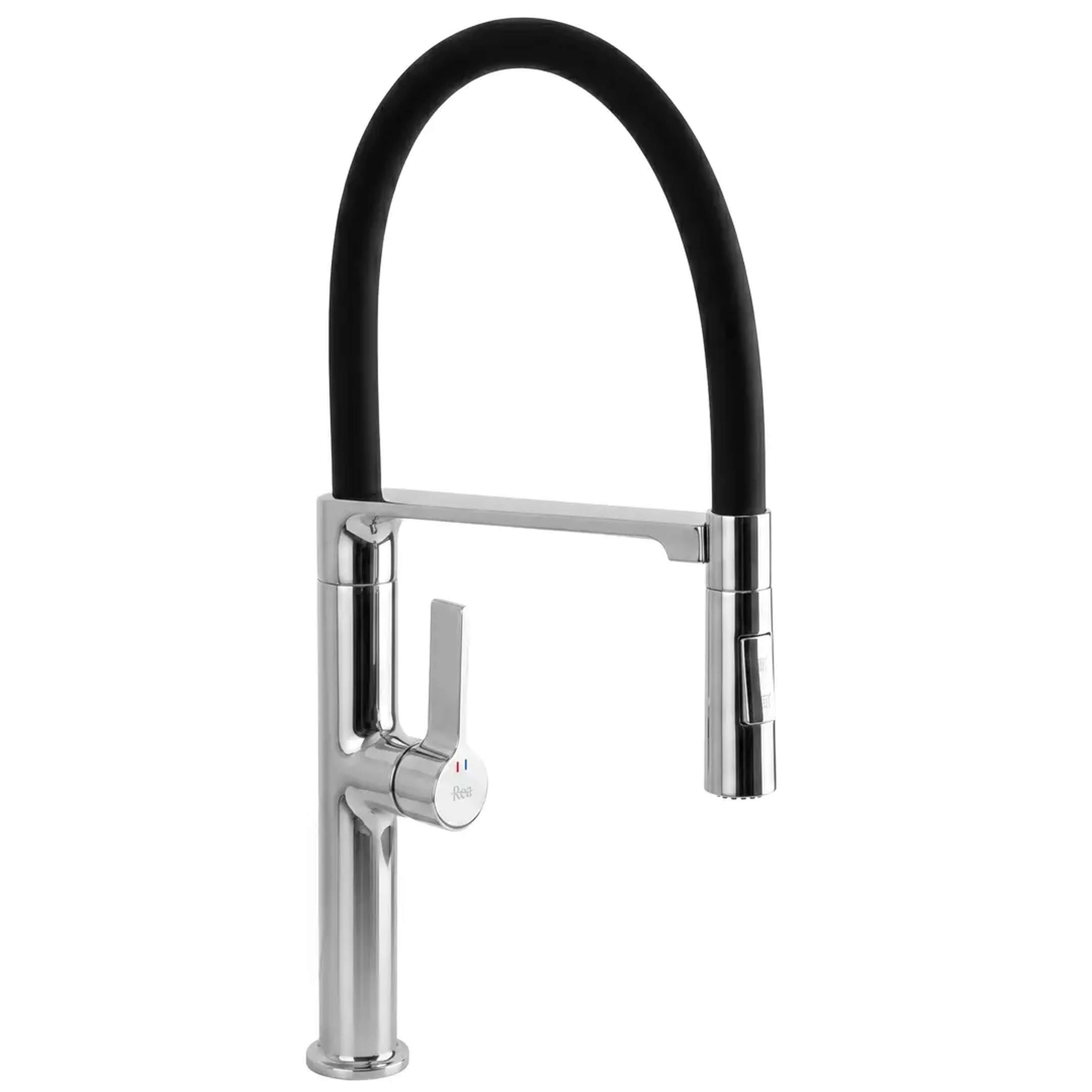 Rea Lago Küchenarmatur Stehend chrom-schwarz REA-B9332