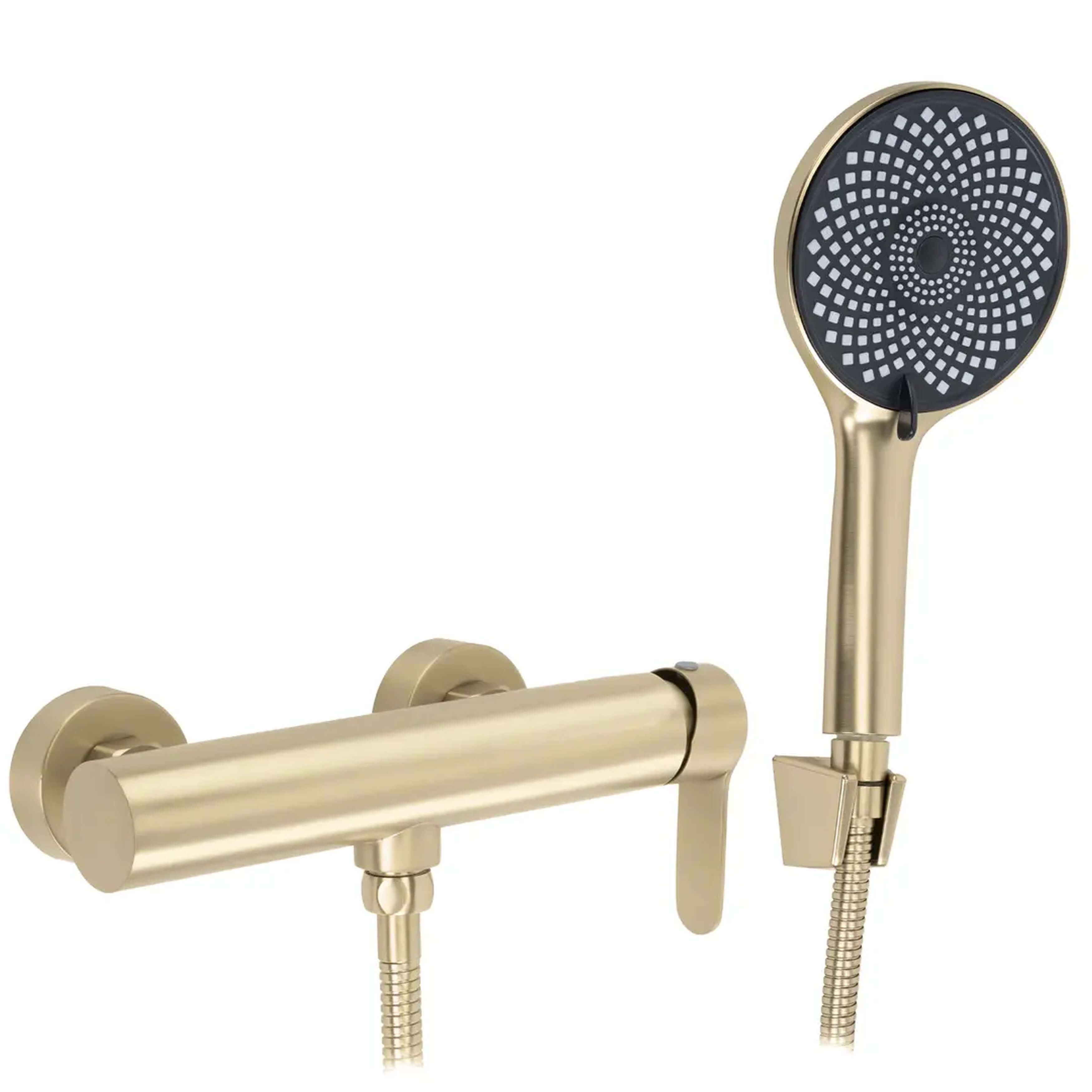 Rea Arcos Duscharmatur Wandmontage gold REA-B6980