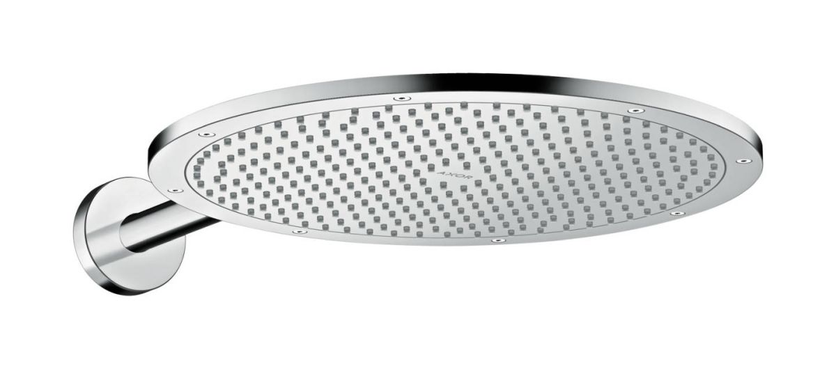 Axor ShowerSolutions Kopfbrause 35x35 cm rund stahl 26034800