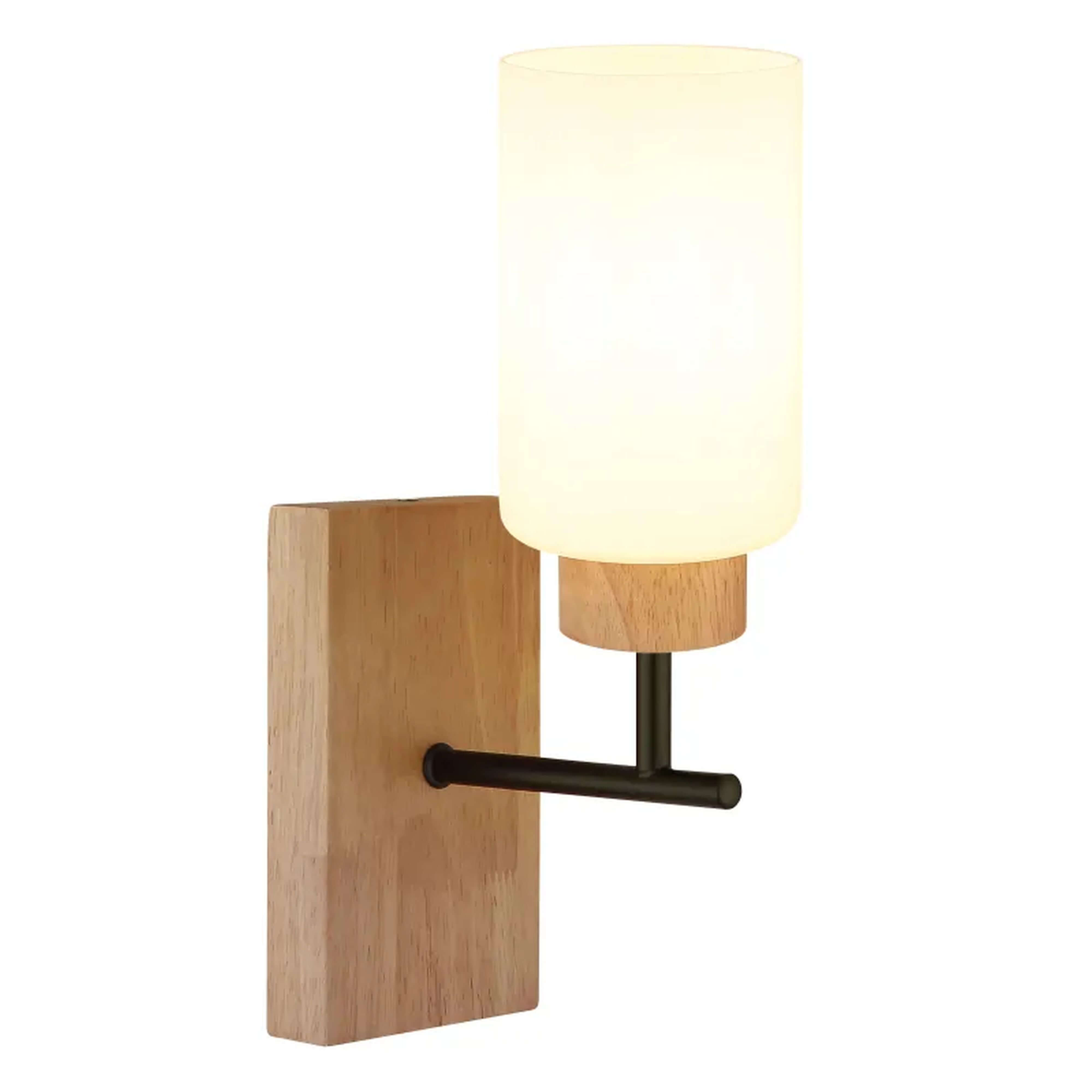 Globo Lighting Rowena Wandlampe 1x60 W weiß-braun 15977W