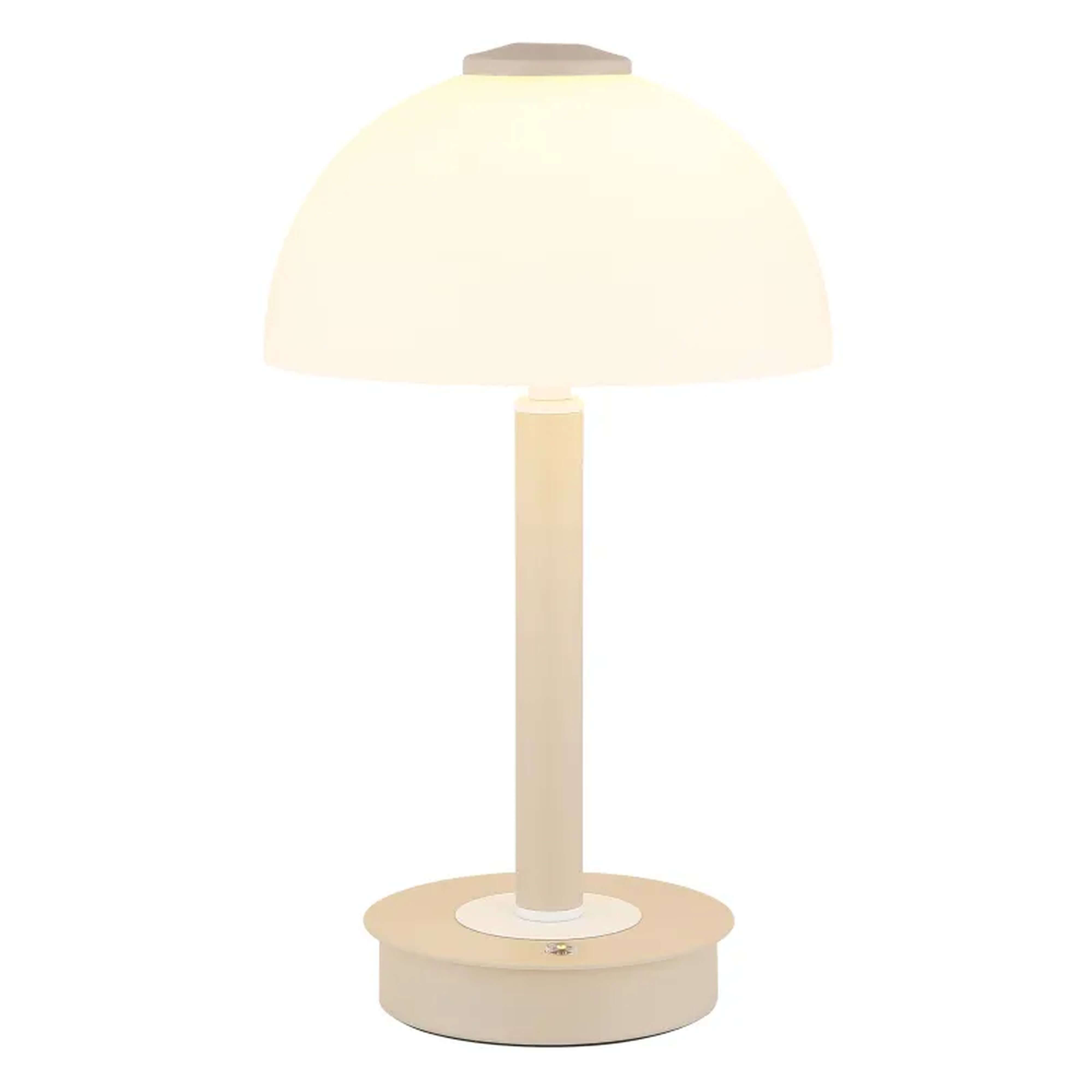 Globo Lighting Uldin Tischlampe 1x W weiß-sandig 21953SA