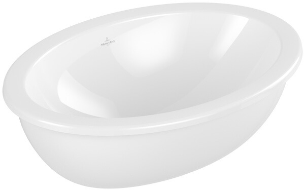 Villeroy & Boch Loop & Friends Waschbecken 56x38 cm oval Unterbauwaschbecken weiß glanz 4A550101