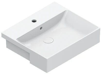 Catalano Zero Waschbecken 55x47 cm rechteckig Einbauwaschbecken weiß glanz 0126551001