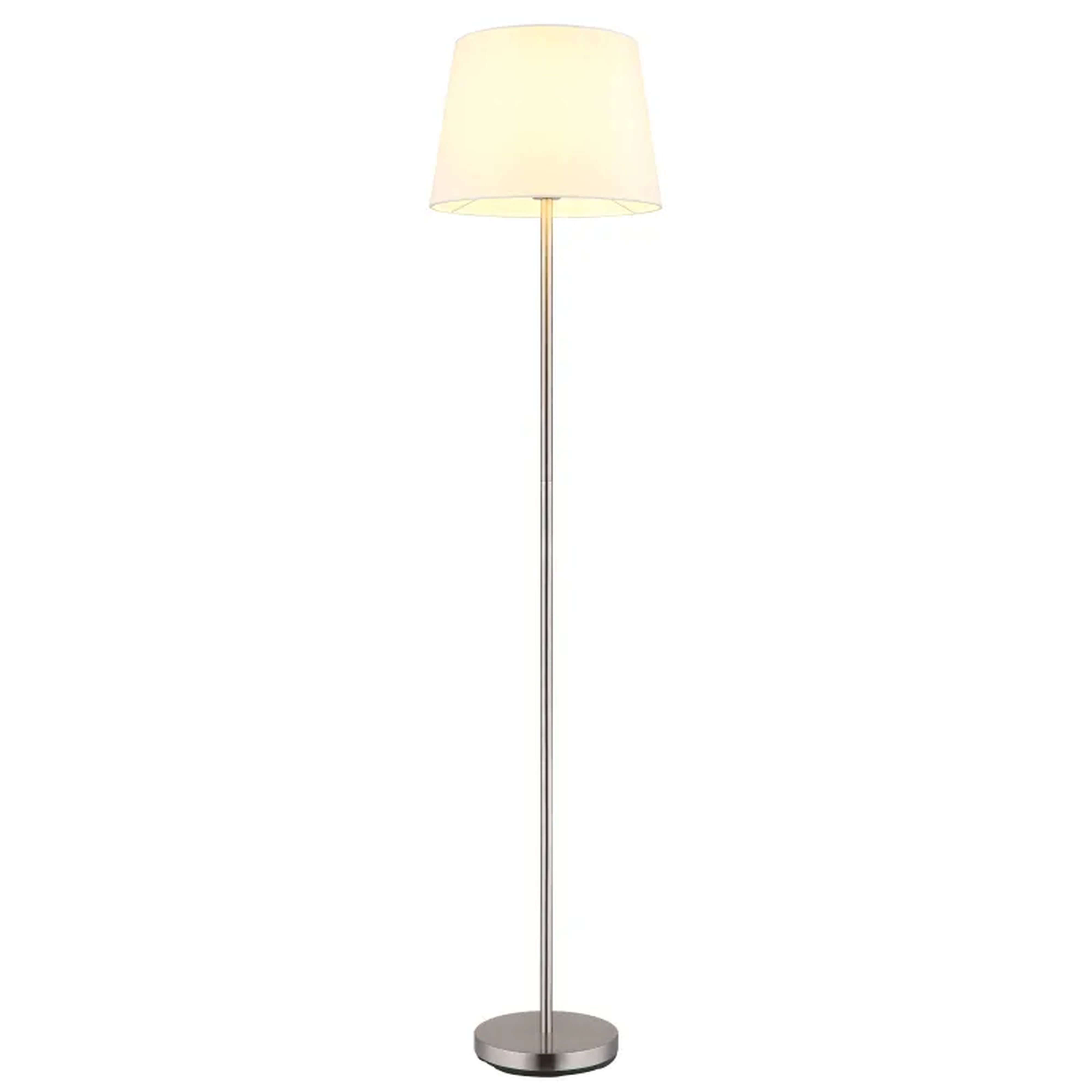 Globo Lighting Joris Stehlampe 1x40 W weiß-nickel 40100101