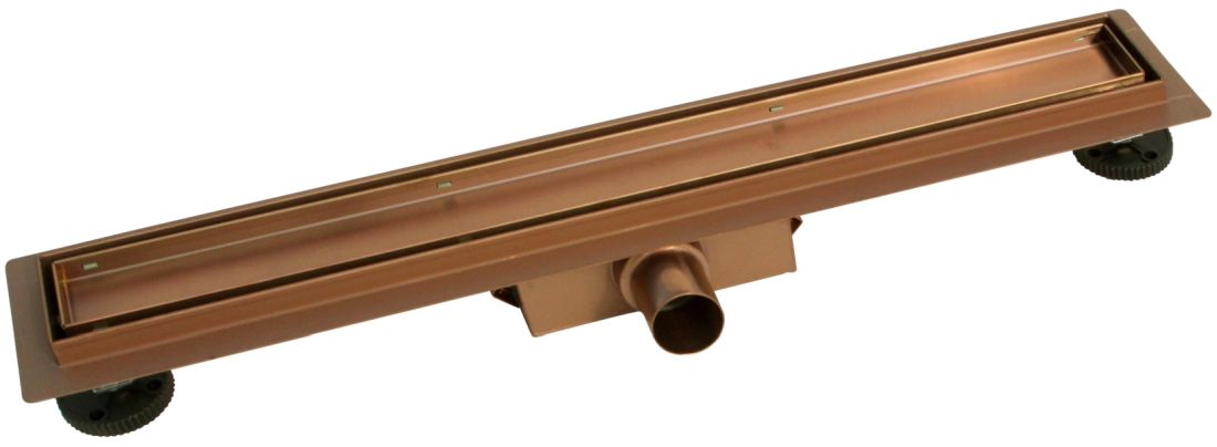 Balneo Duplex Next Linienablauf 60 cm kupferrot CO-60N