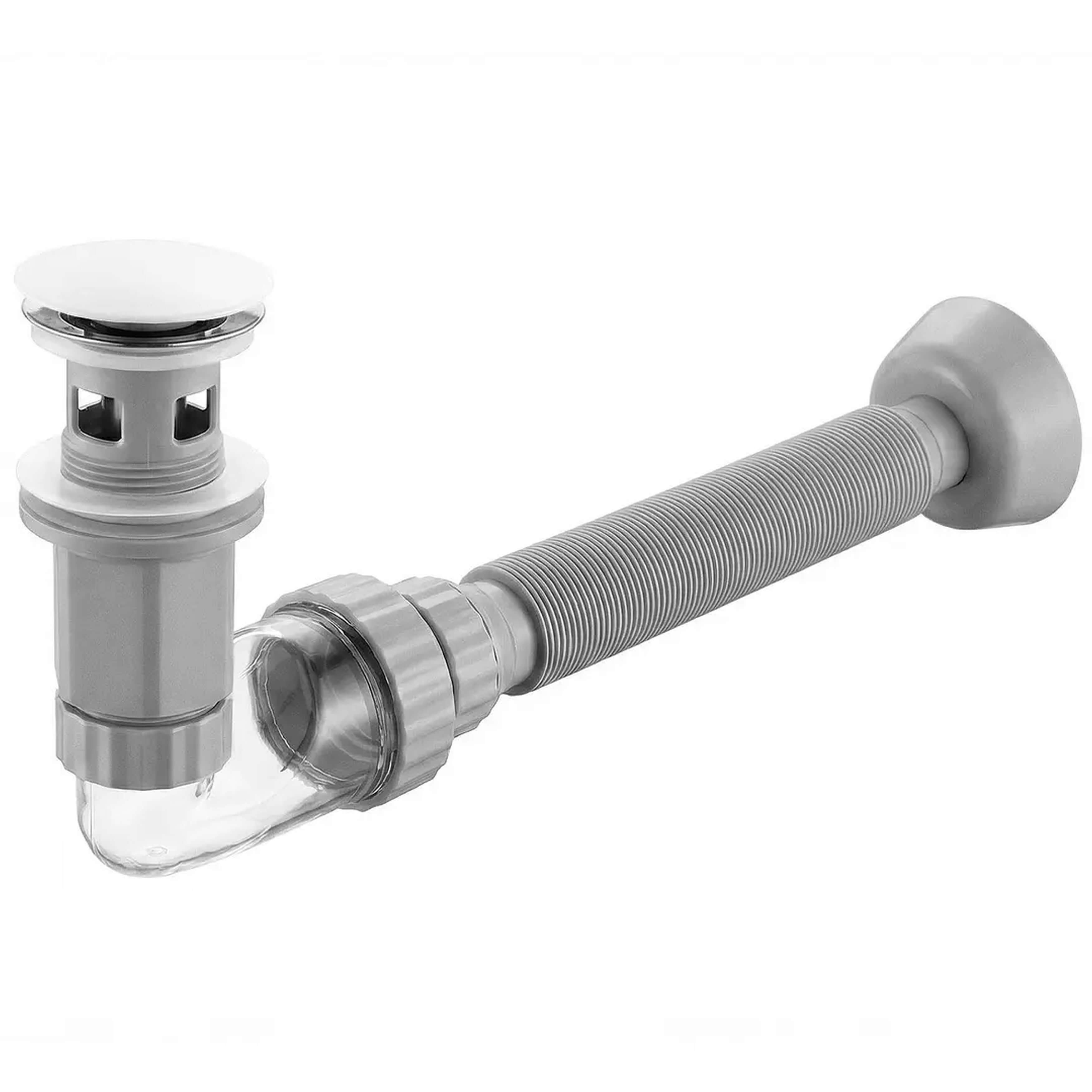 Rea Flow Siphon für Waschbecken weiß REA-A9493