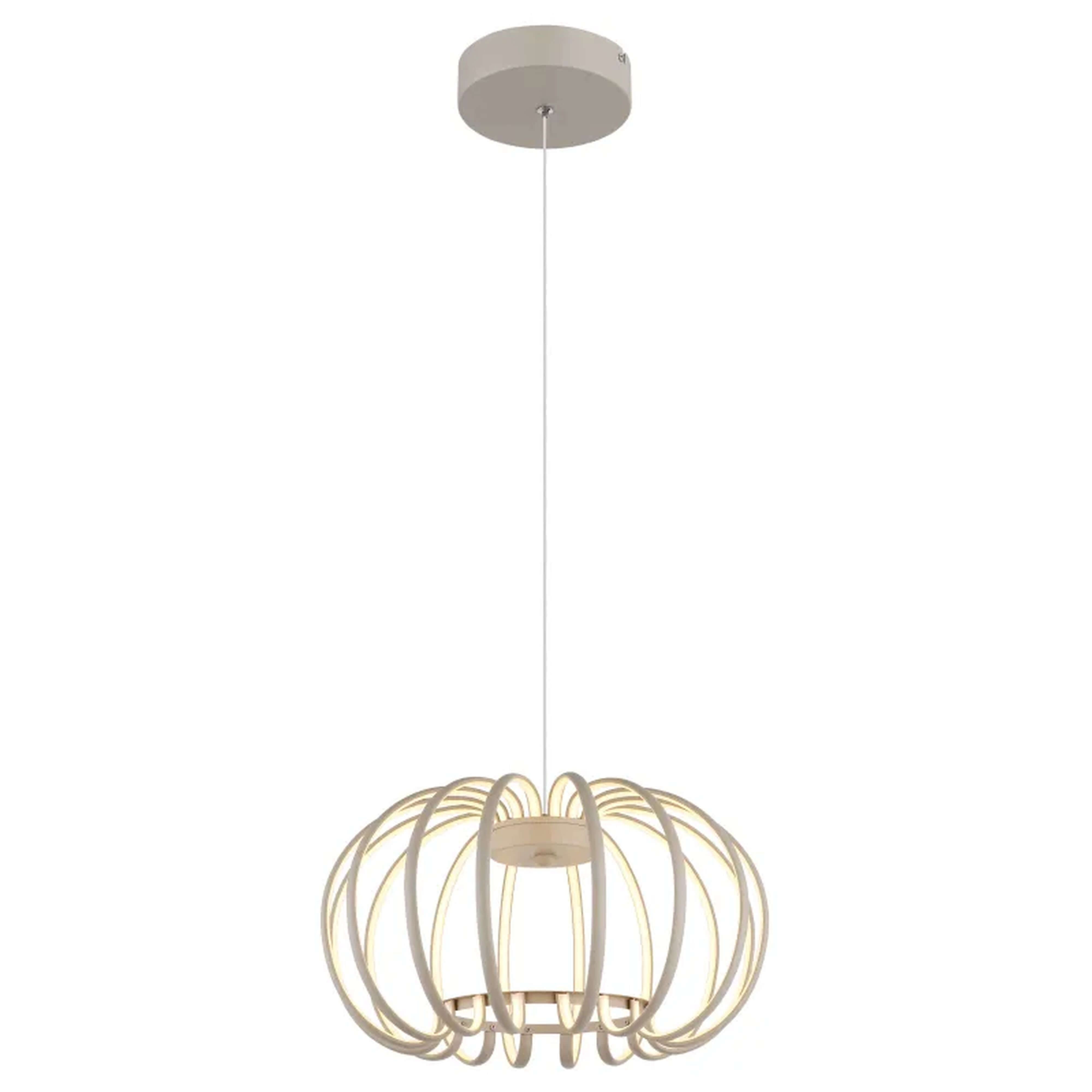 Globo Lighting Kemp Pendelleuchte 1x40 W sandig 15946S
