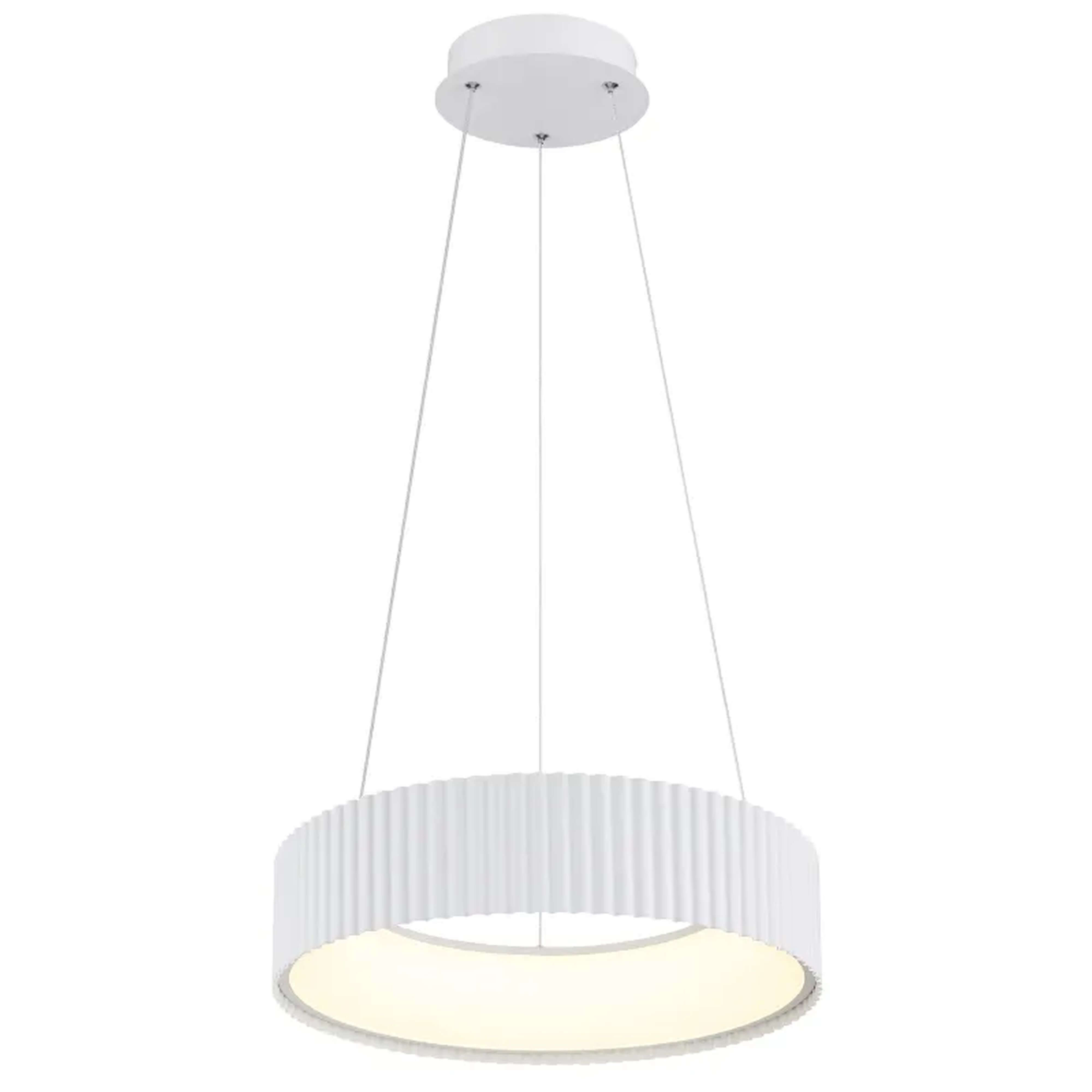 Globo Lighting Kemp Pendelleuchte 1x45 W weiß 15924W