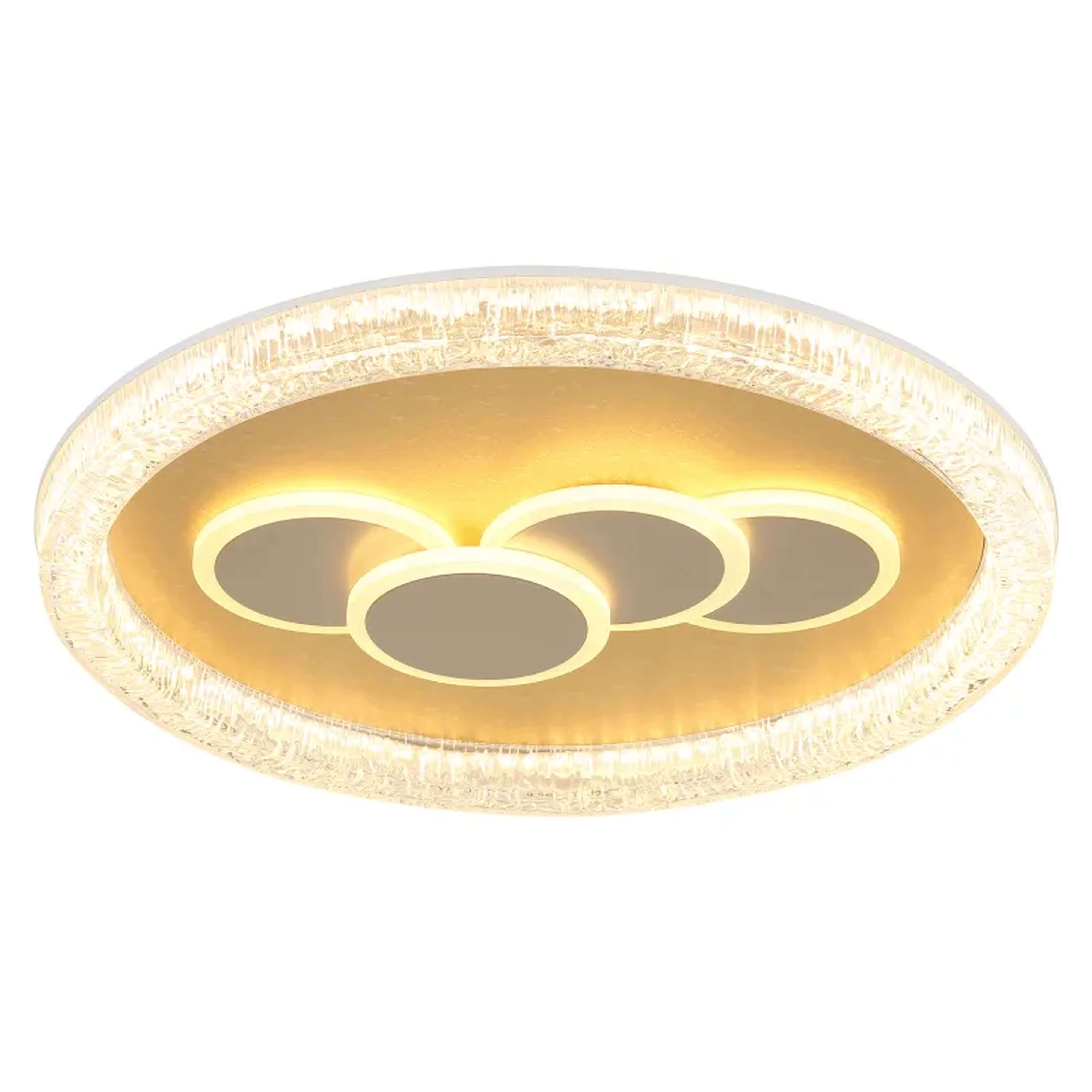 Globo Lighting Loraine Deckenlampe 5x40 W weiß-transparent 48476-40R