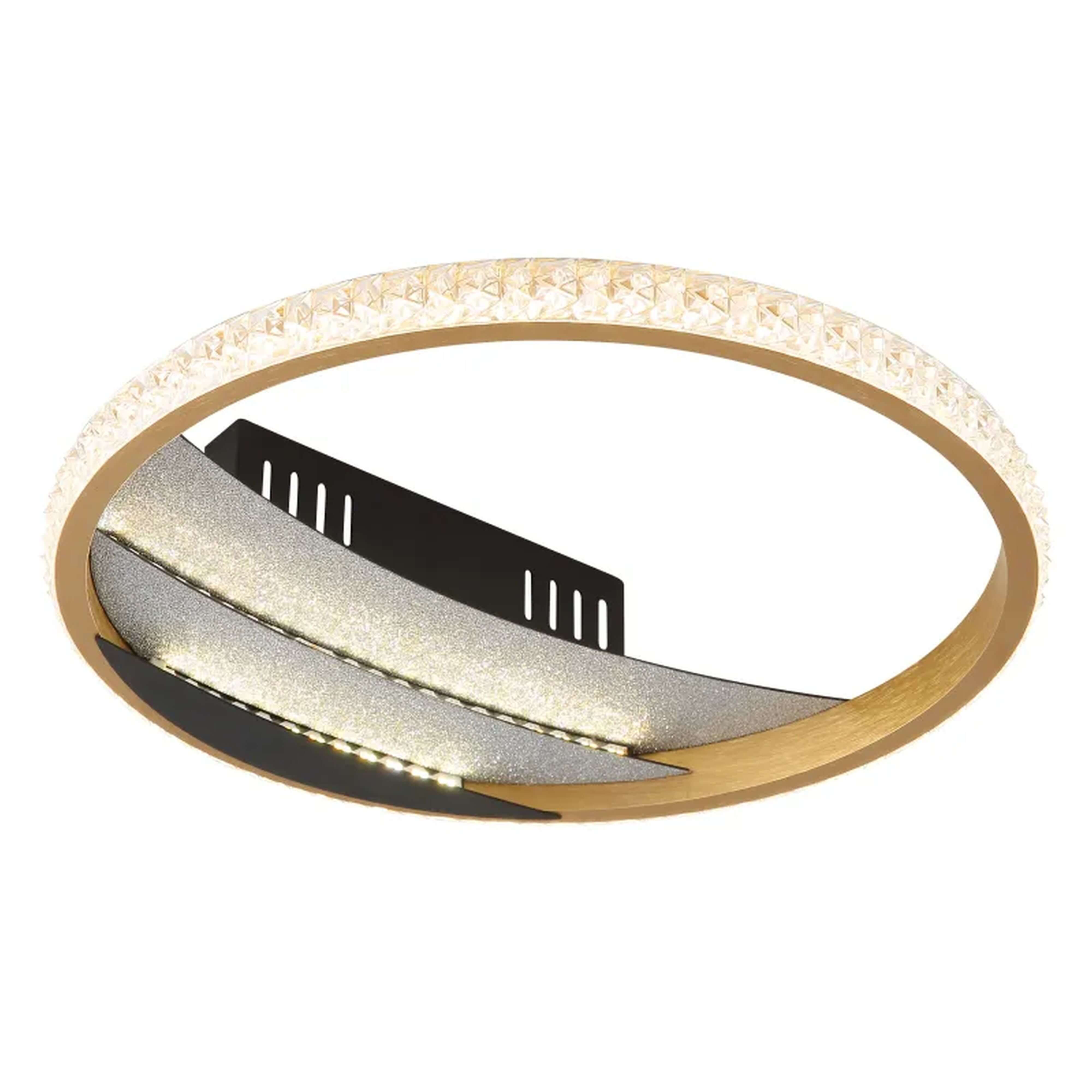 Globo Lighting Constance Deckenlampe 1x12 W schwarz-gold 48493-12