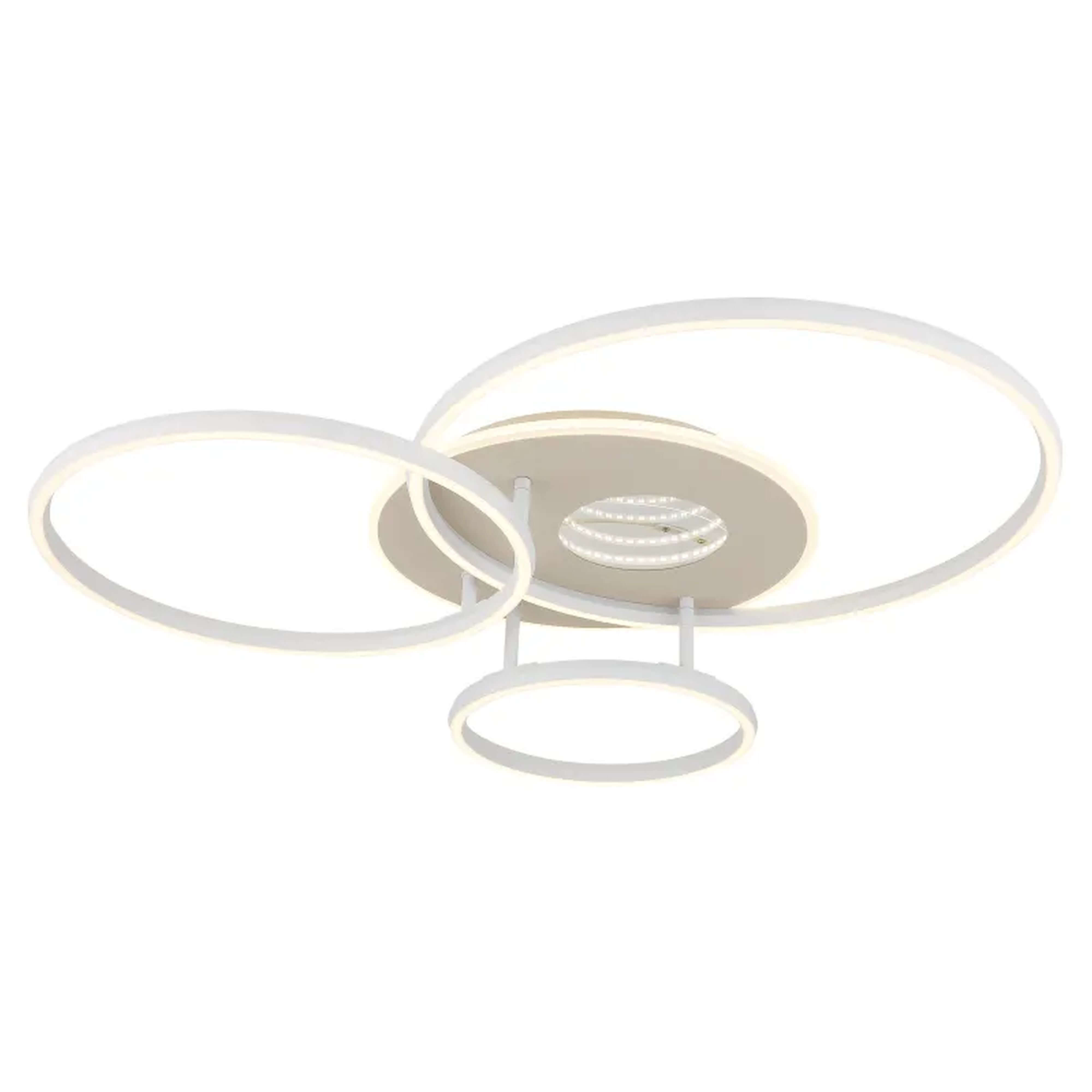 Globo Lighting Invertina Deckenlampe 4x40 W weiß-sandig 48466B-40
