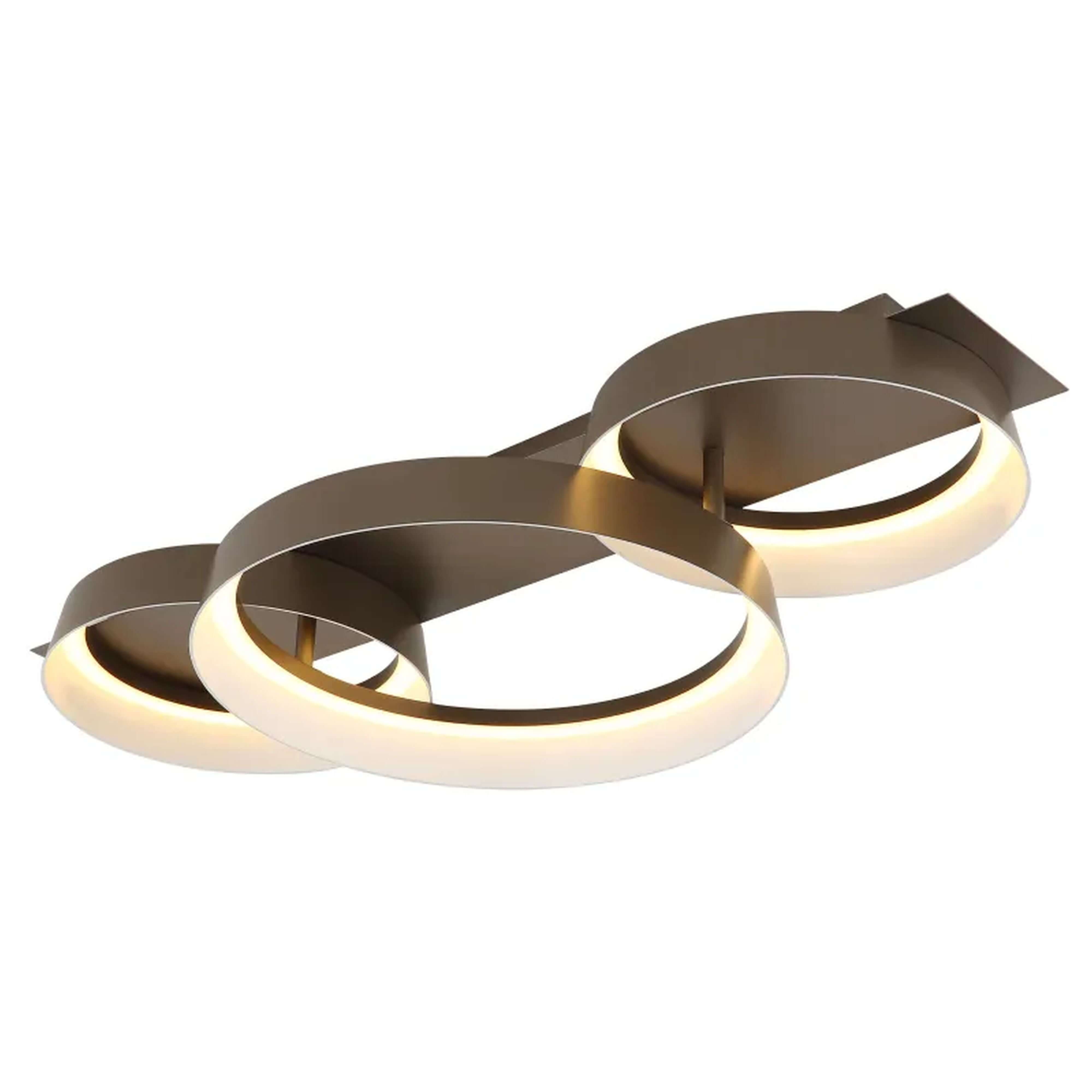 Globo Lighting Syrakus Deckenlampe 3x40 W braun 48048D2
