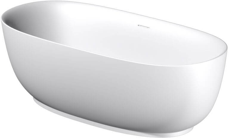 Riho Phatos Freistehende Badewanne 170x80 cm oval weiß B162001105