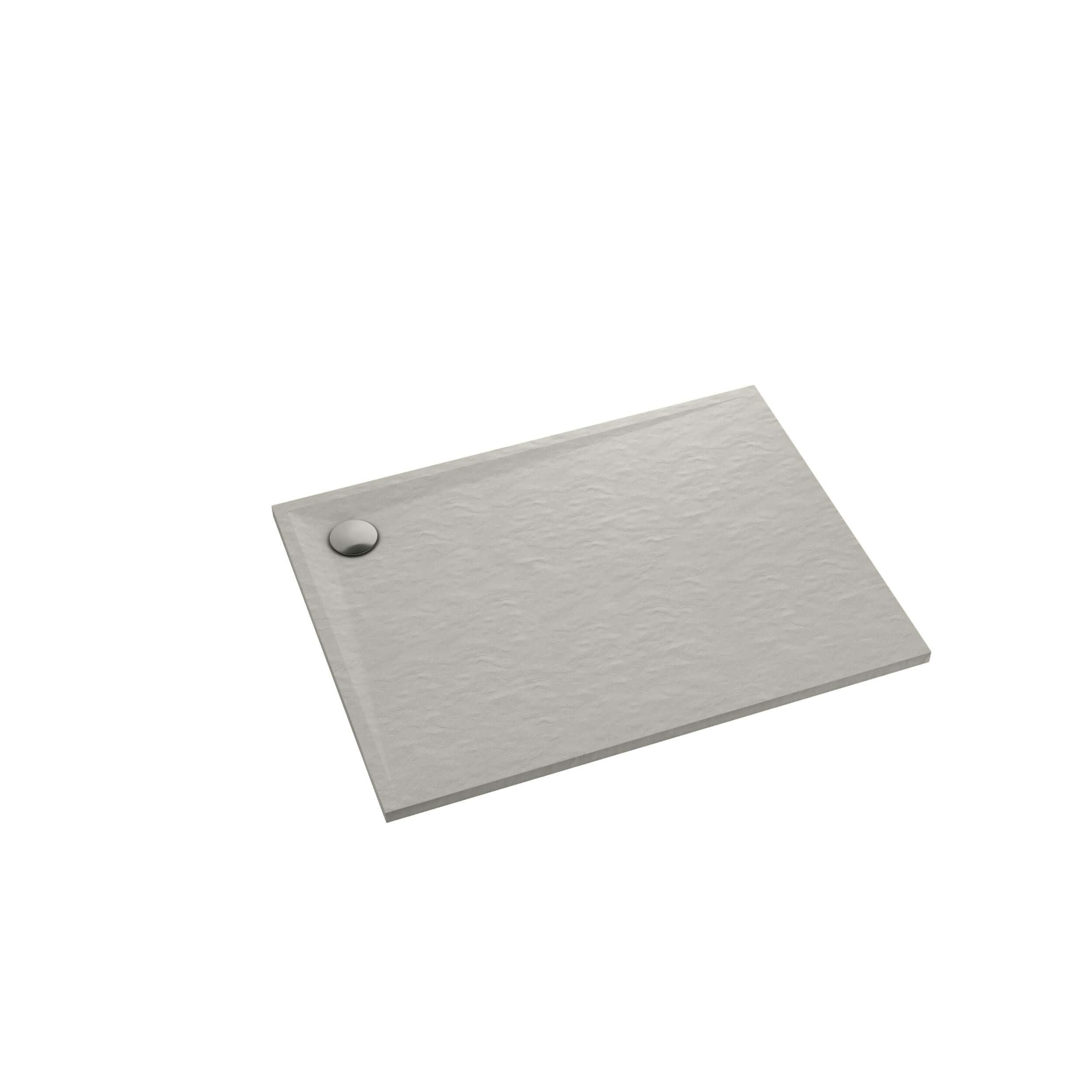 Schedpol Etrusco Cement Stone Rechteckige Duschwanne 120x90 cm zement 3.470/CT/ST