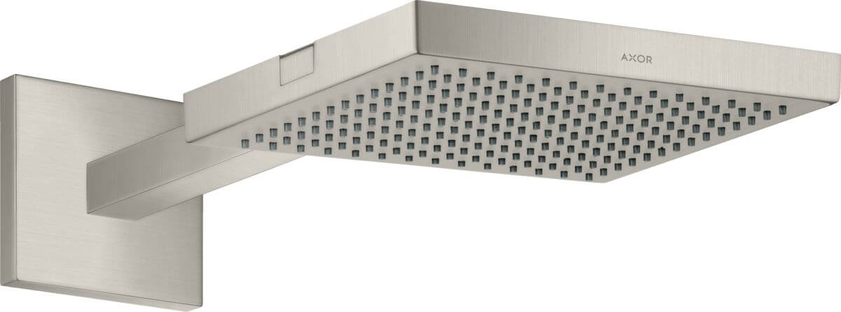 Axor Starck Kopfbrause mit Brausearm 24x24 cm quadratisch stahl 10925800
