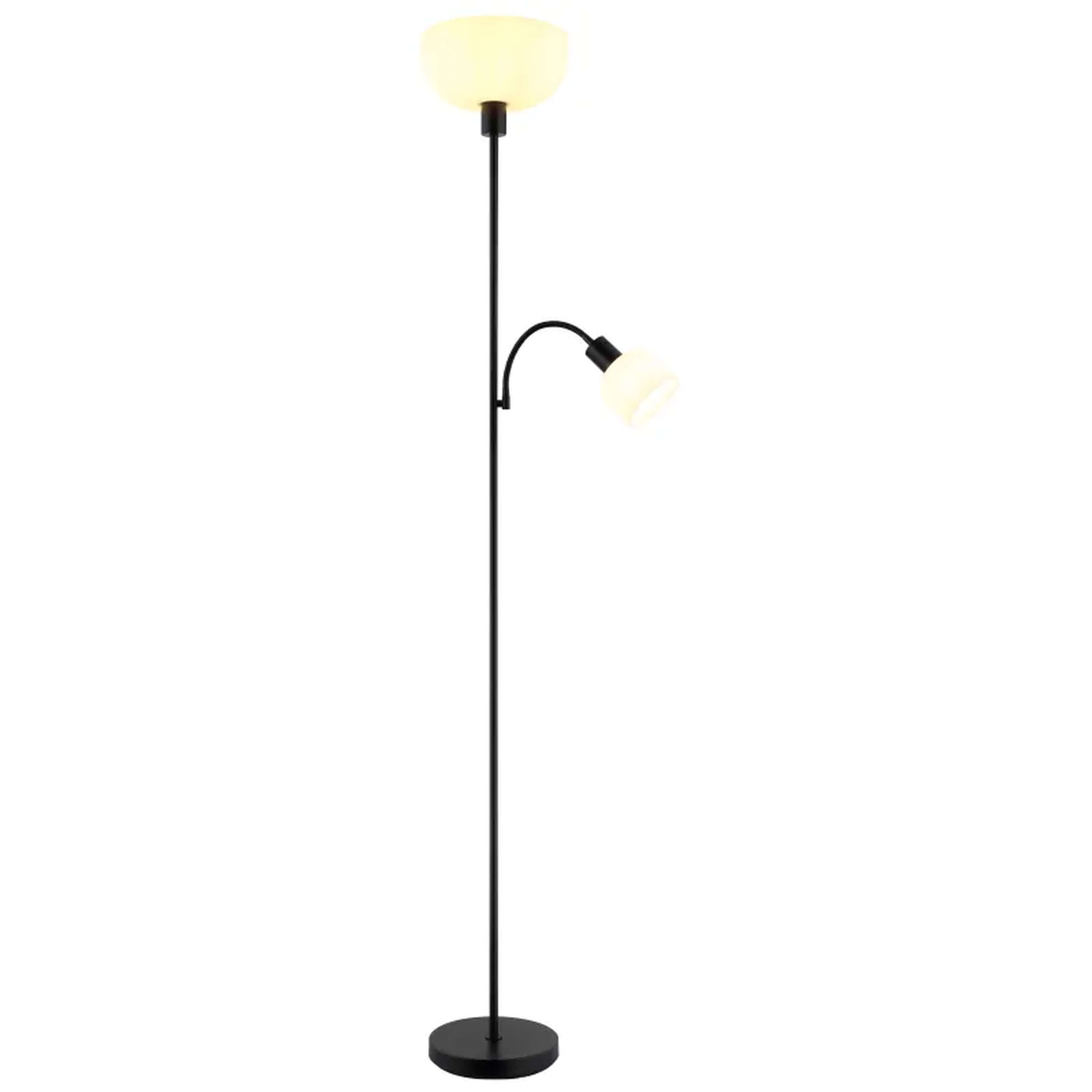 Globo Lighting Hinton Stehlampe 2x40 W weiß-schwarz 59947B