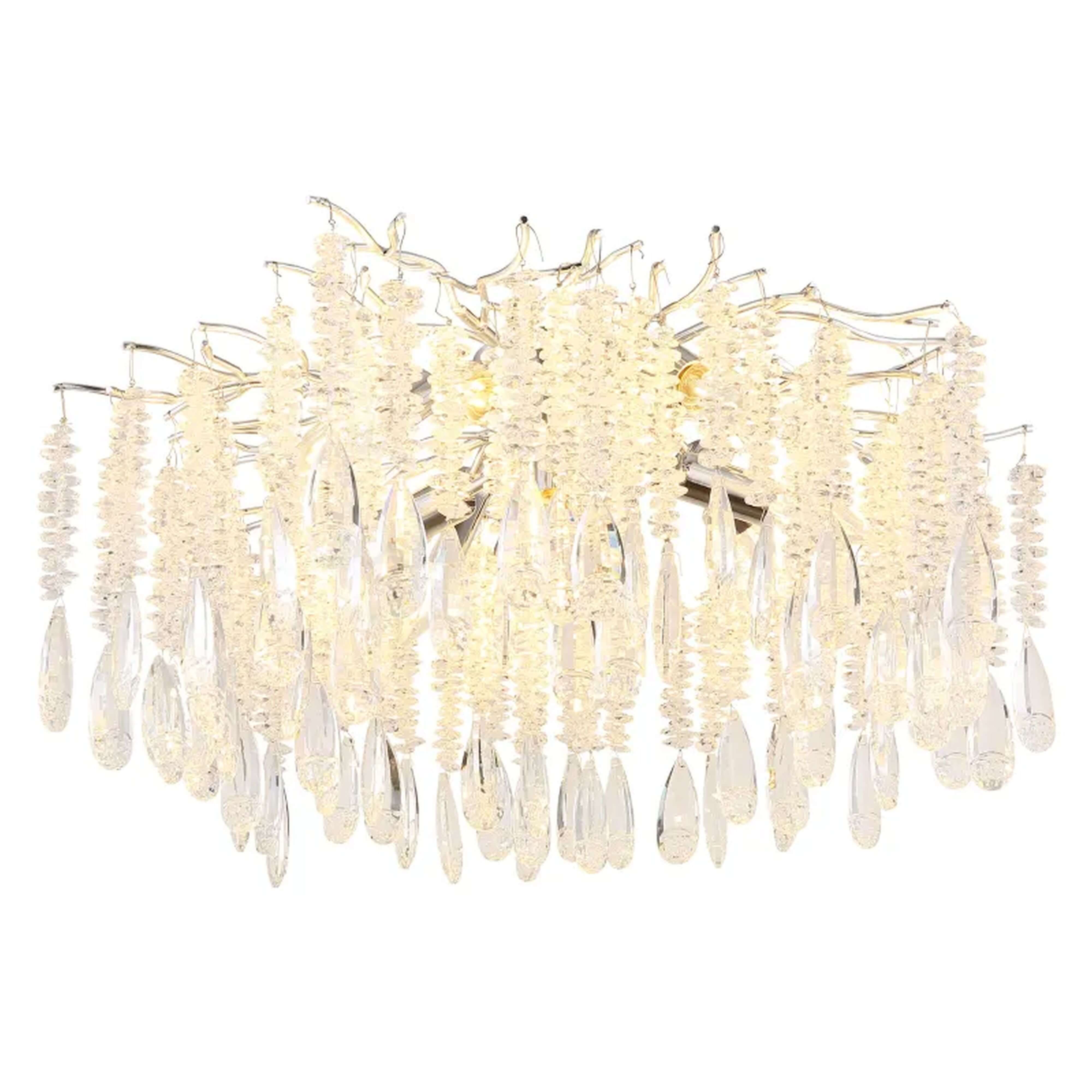 Globo Lighting Kinga Deckenlampe x40 W transparent-silber 64141D