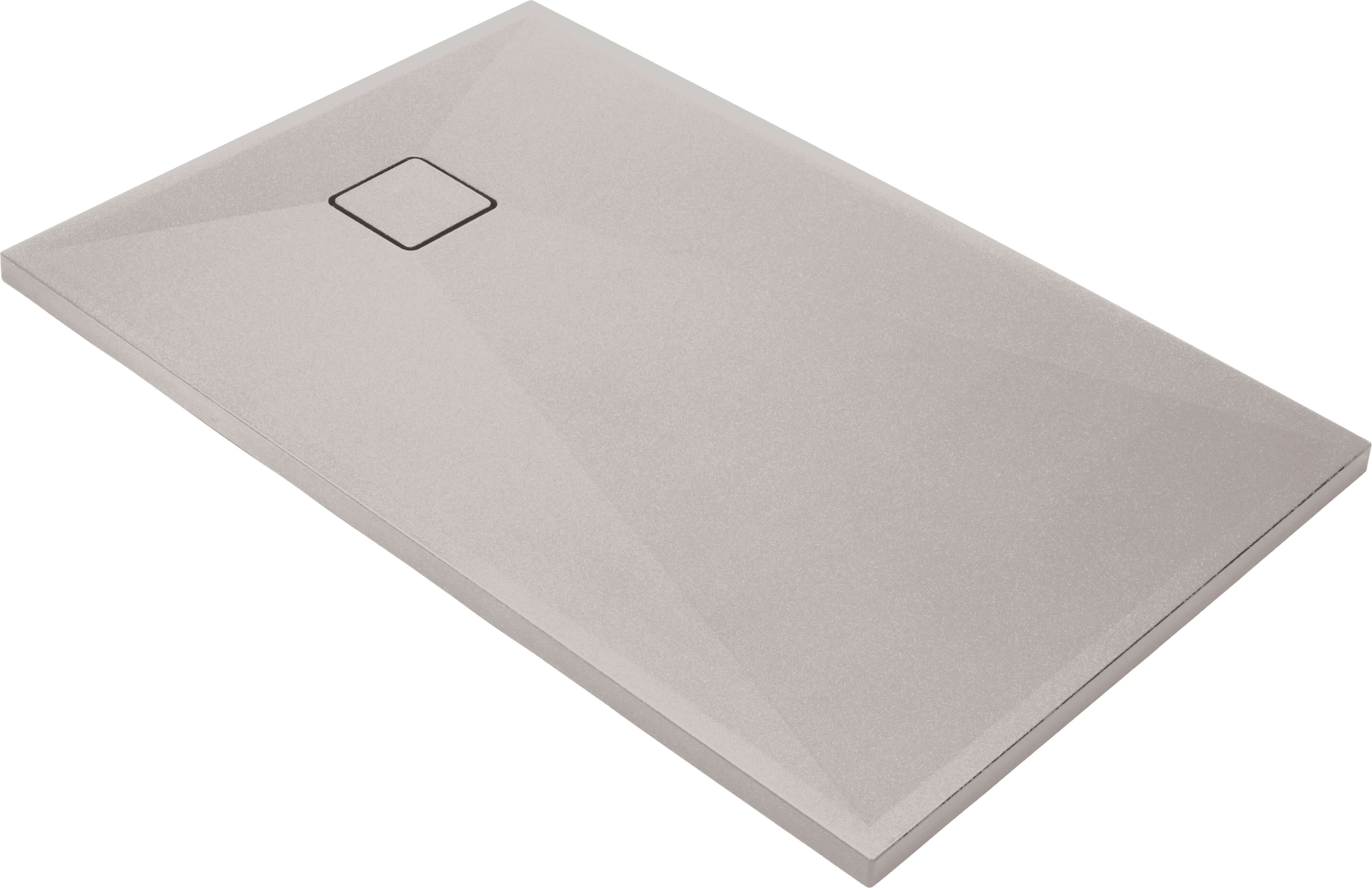Deante Correo Rechteckige Duschwanne + Abdeckung 120x80 cm beige KQR_544B