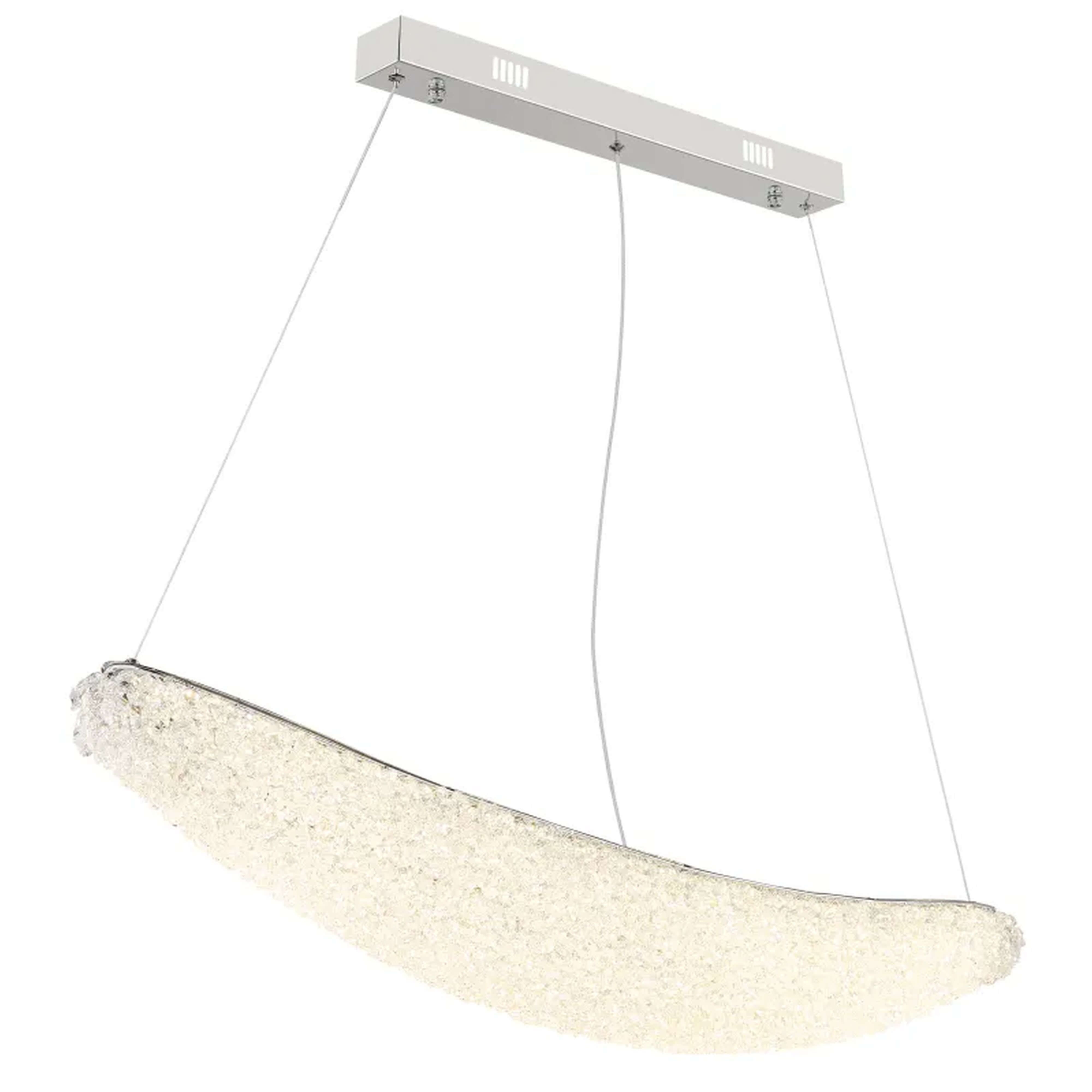 Globo Lighting Kristalla Intelligente Hängelampe 1x40 W chrom-transparent 68524-40