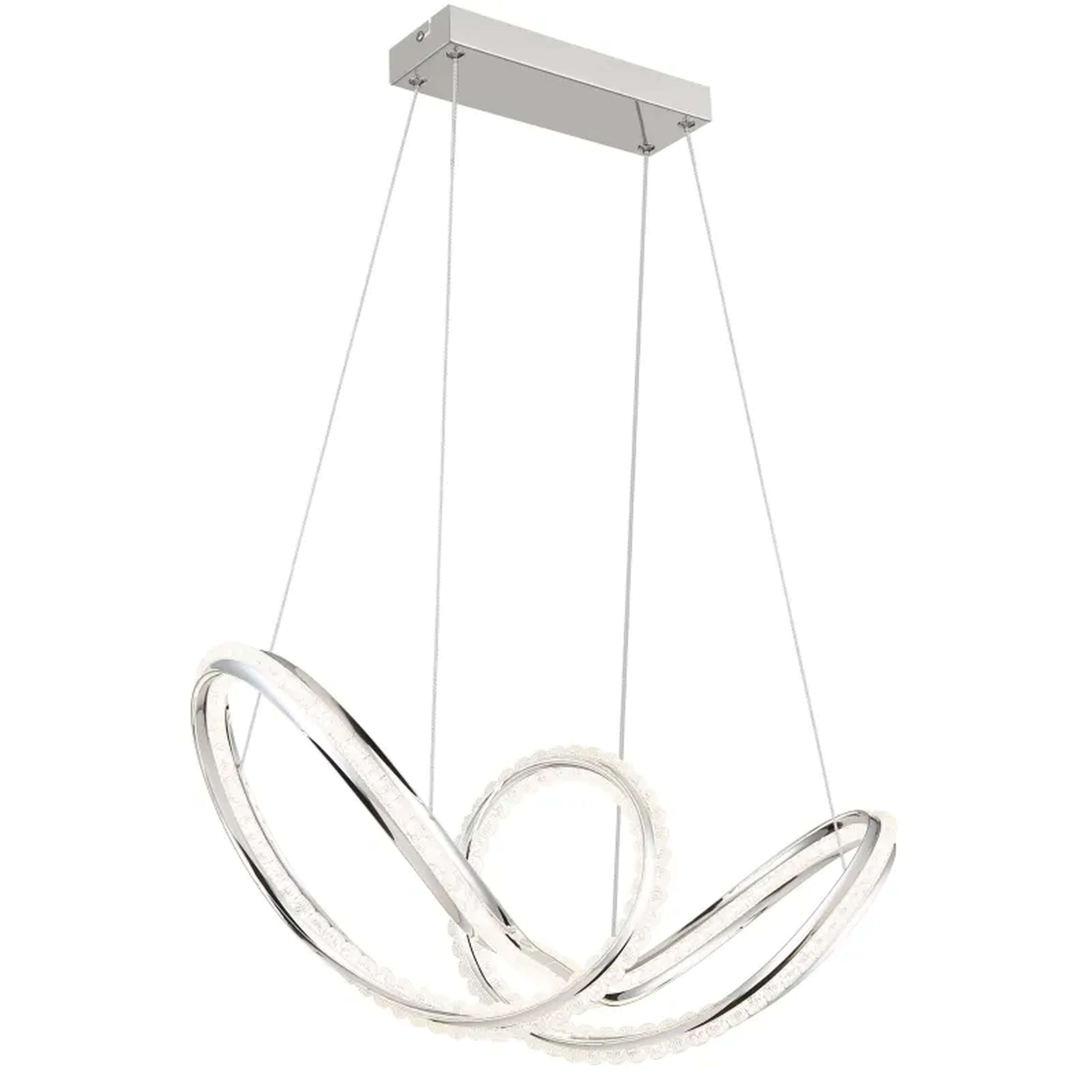 Globo Lighting Evangeline Intelligente Hängelampe 1x45 W chrom 67440H