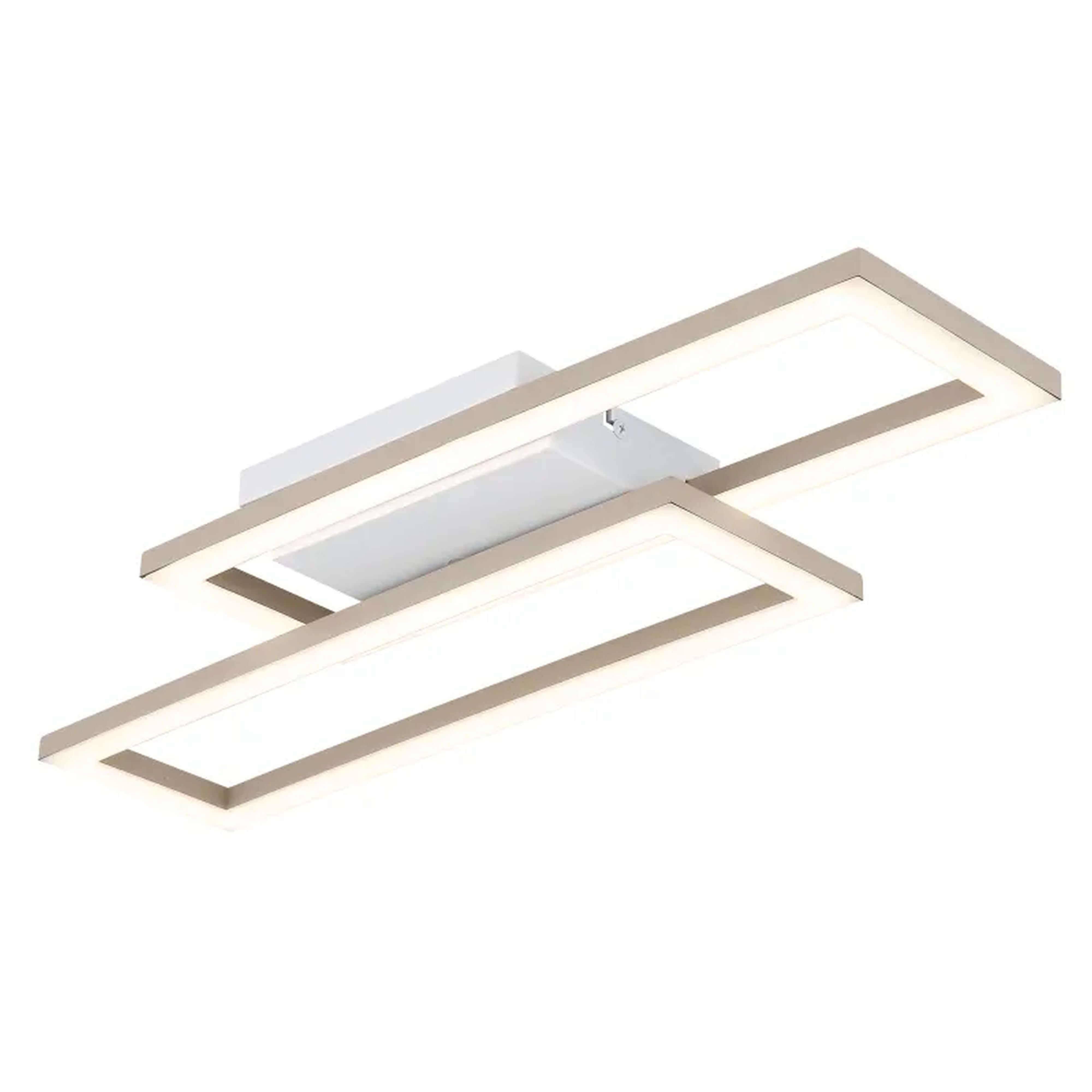 Globo Lighting Wilton Deckenlampe 2x16 W weiß-sandig 67381-16