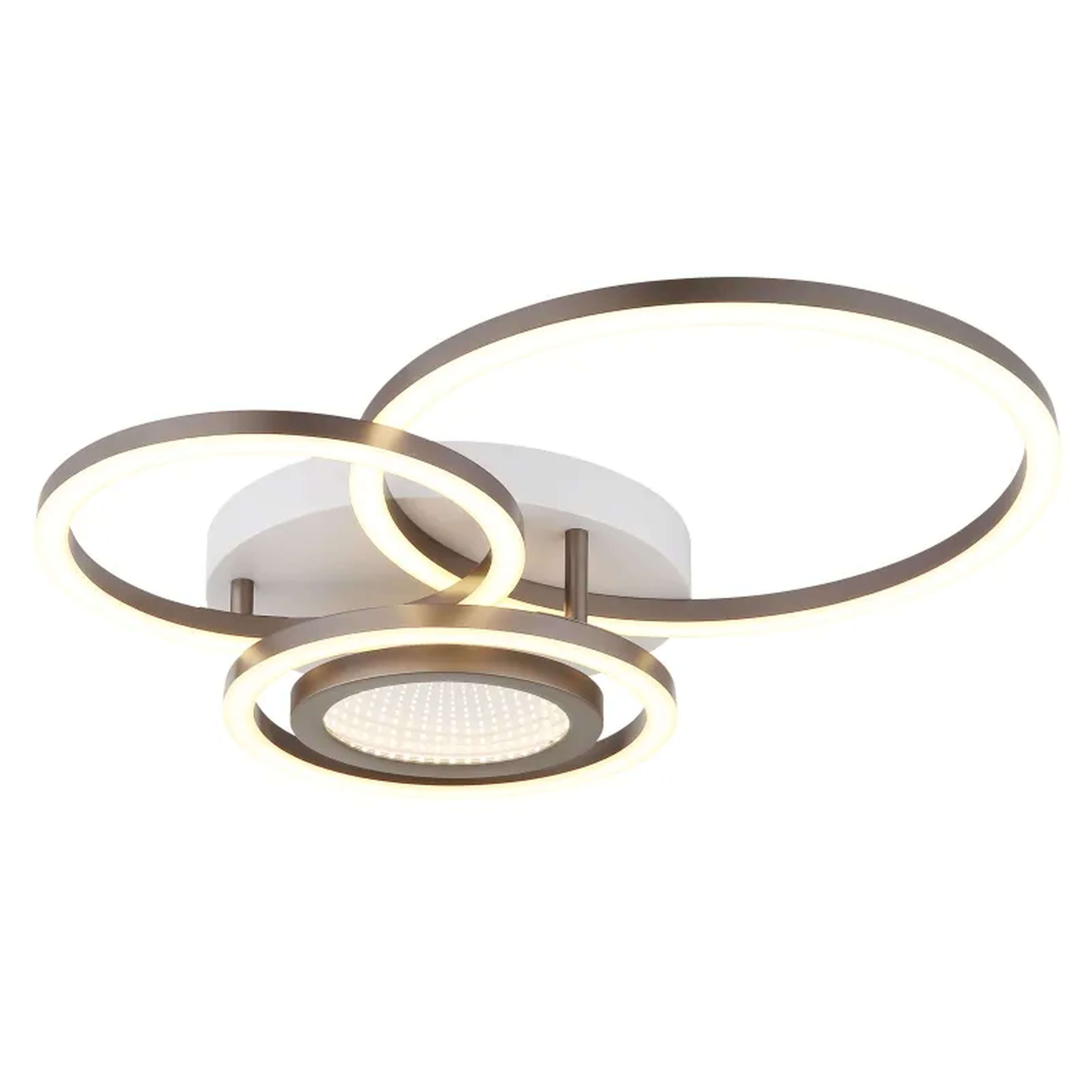 Globo Lighting Randell Deckenlampe 4x40 W weiß-beige 67370-40