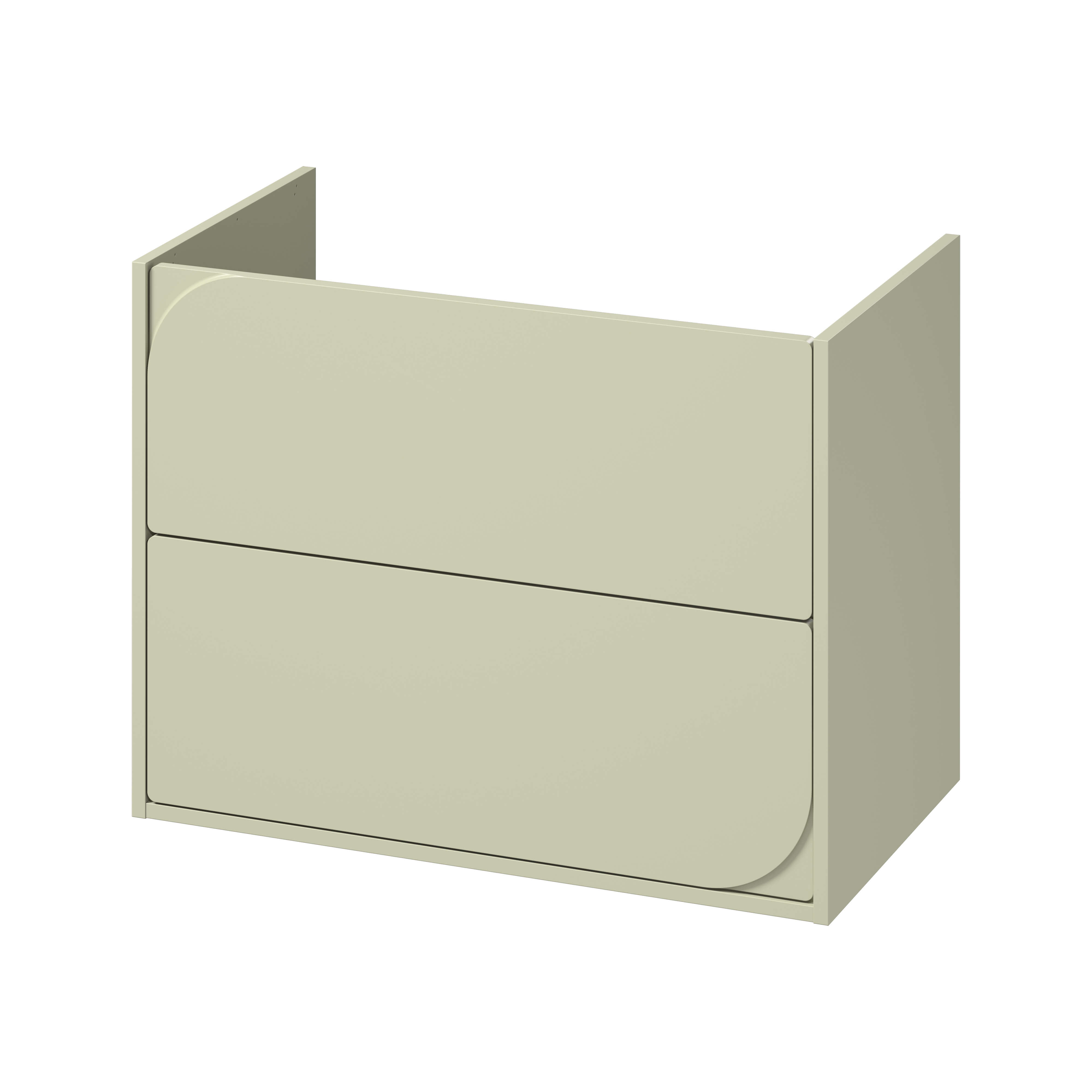 Cersanit Crea II Badschrank 79.4x44.7x62.1 cm Unterschrank hängend grün S1058–031