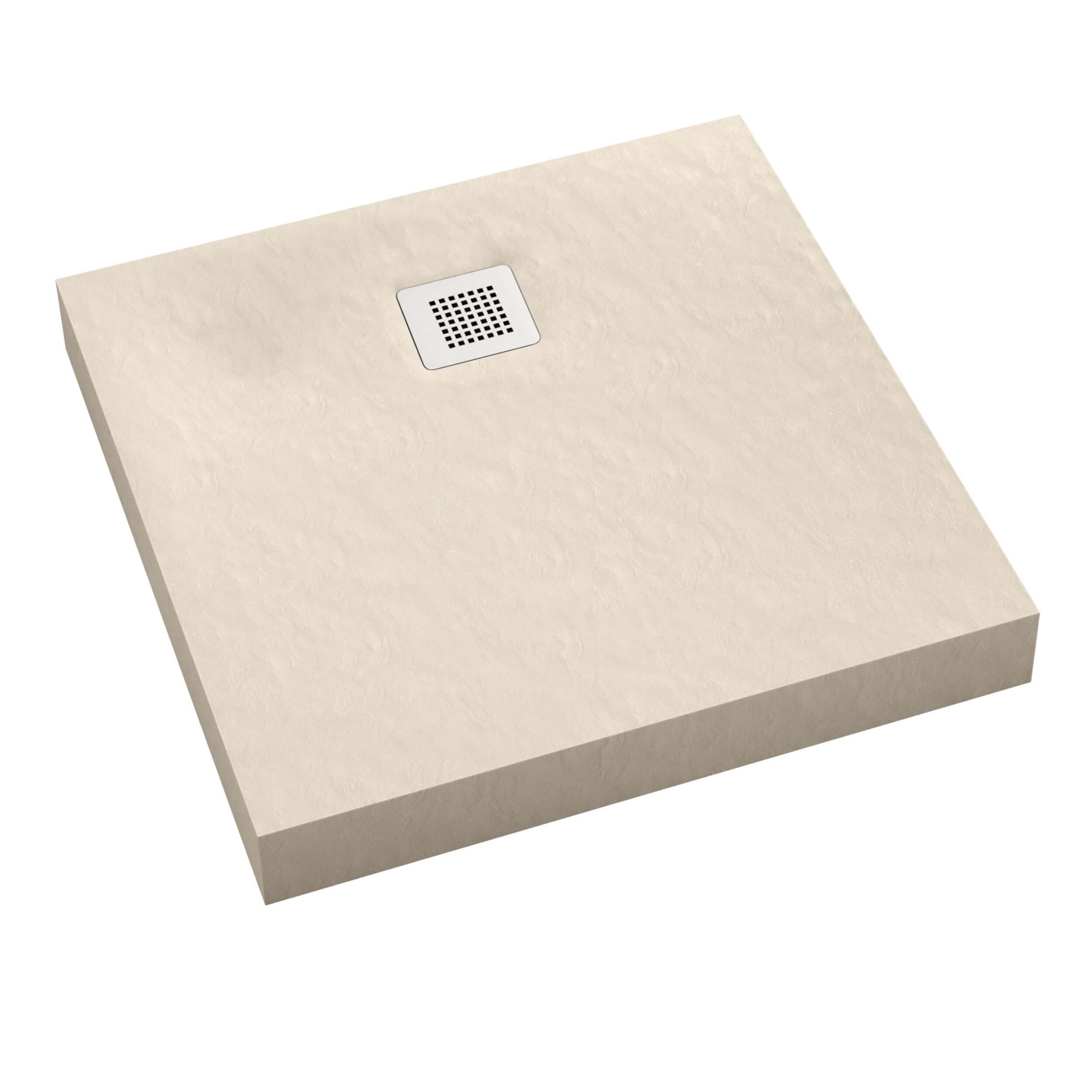 Schedpol New Horizons Cashmere Stone Quadratische Duschwanne 90x90 cm beige 3.3401/PK/ST-M2