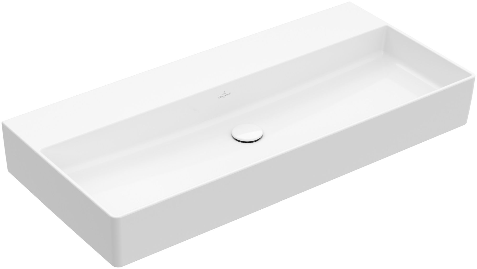 Villeroy & Boch Memento 2.0 Waschbecken 100x47 cm rechteckig Klassisch-Möbel weiß glanz 4A221FR1