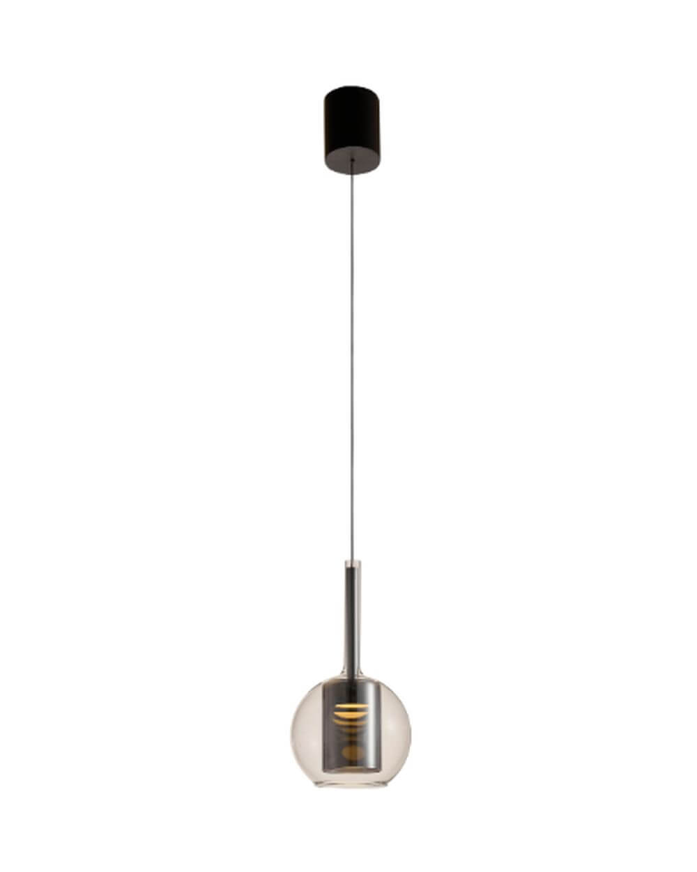 Zuma Line Tagna Pendelleuchte 1x6 W verraucht 251001-SM