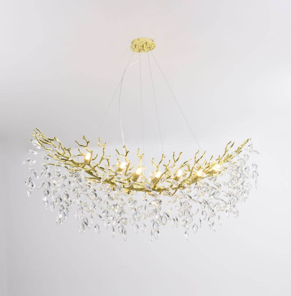 Zuma Line Cindy Pendelleuchte x3.5 W transparent-gold MD4115-14I-G