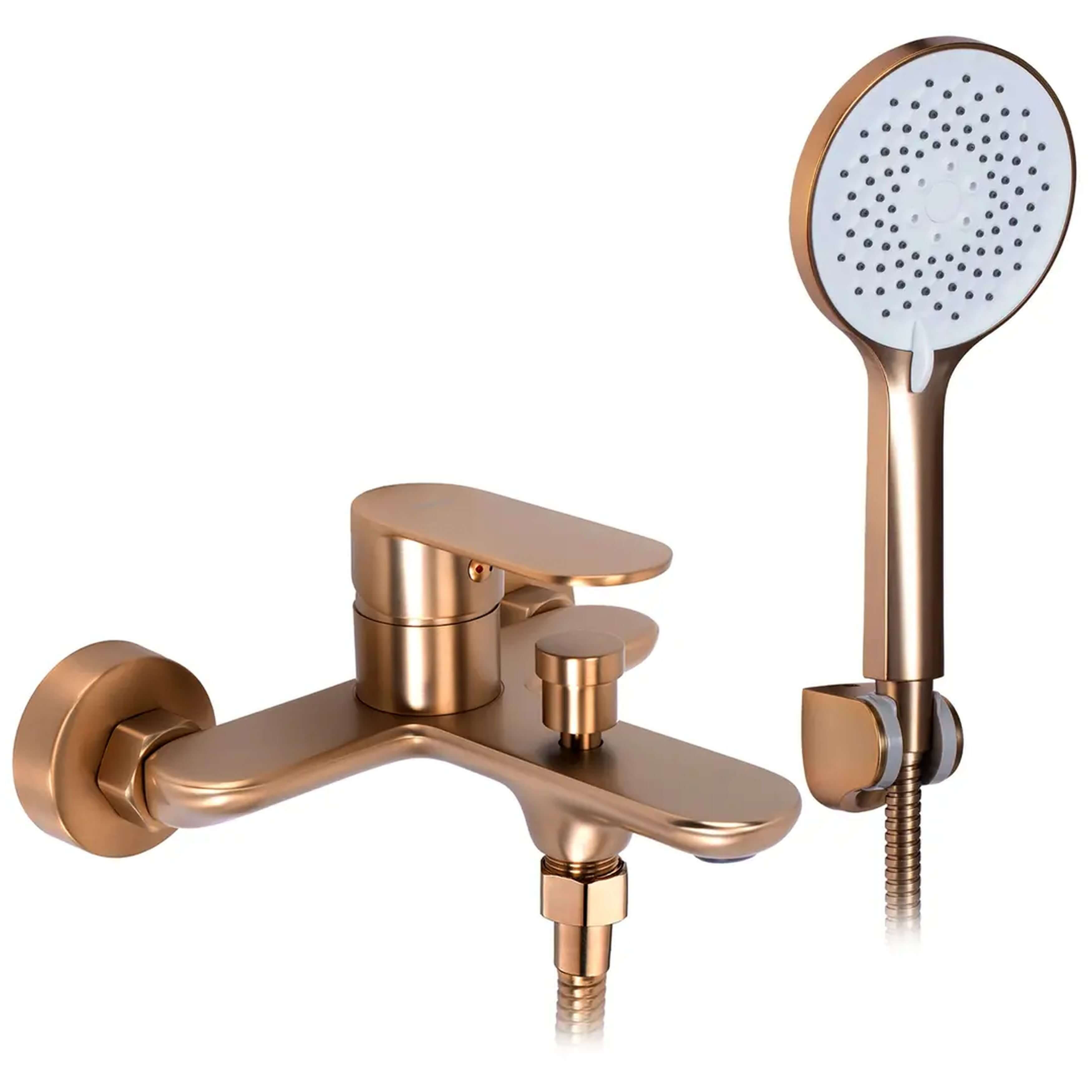 Rea Drop Badewannen- und Duscharmatur Wandmontage kupfer REA-B6397
