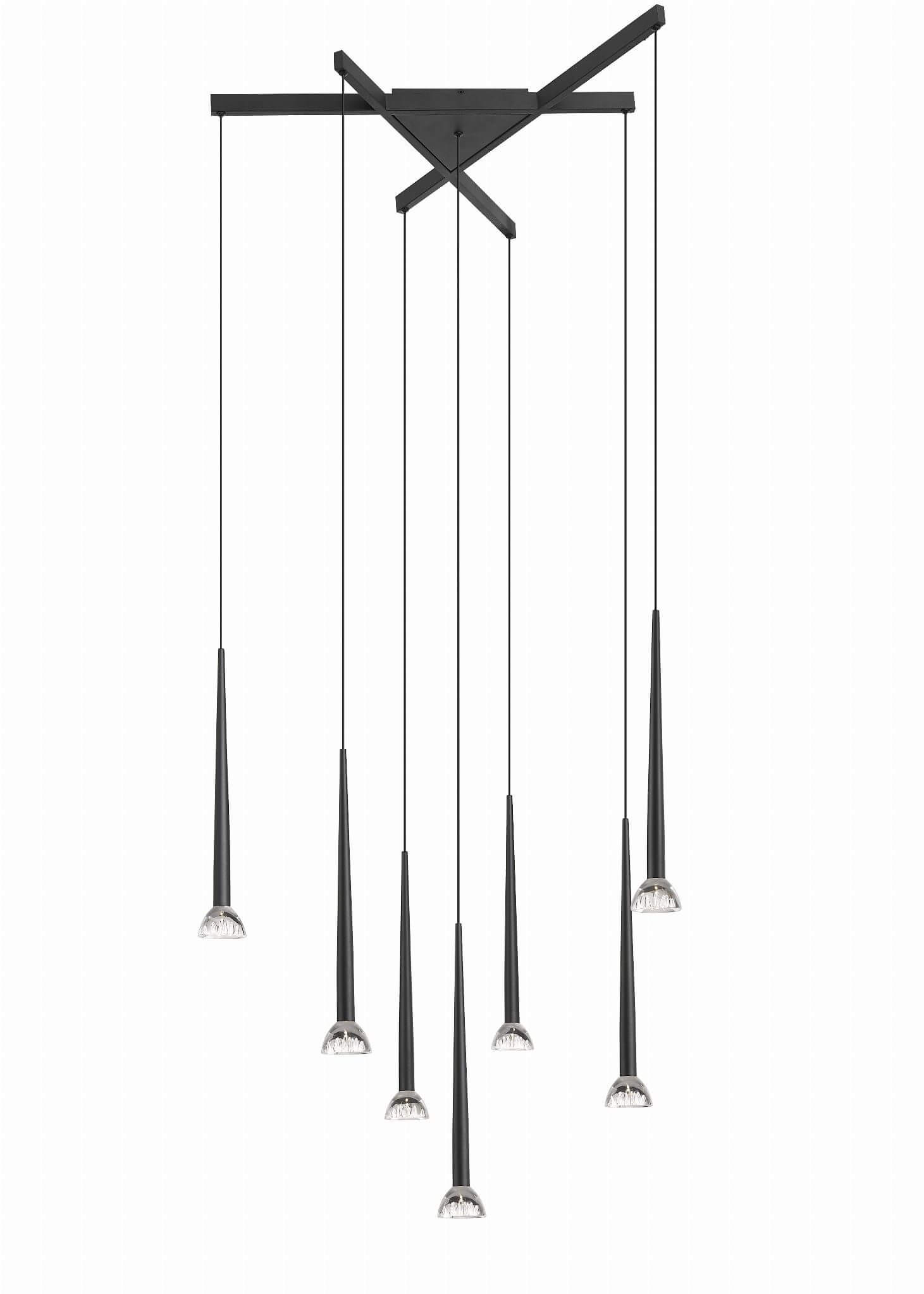 Zuma Line Boston Pendelleuchte x42 W schwarz P0603-07C-P7B1