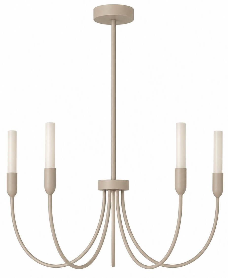 Argon Augustine Pendelleuchte 5x6 W weiß-beige 2199