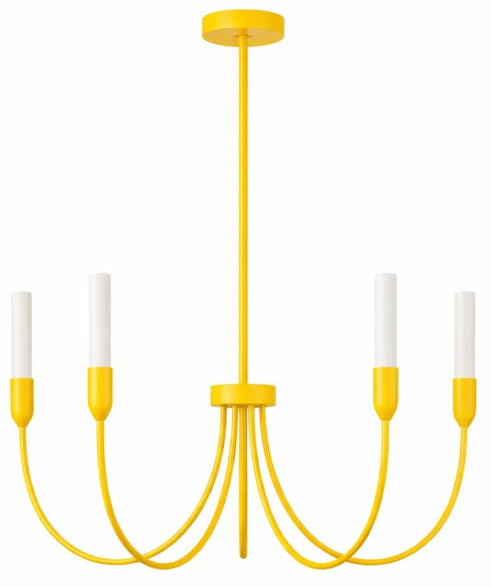Argon Augustine Pendelleuchte 5x6 W weiß-gelb 2201