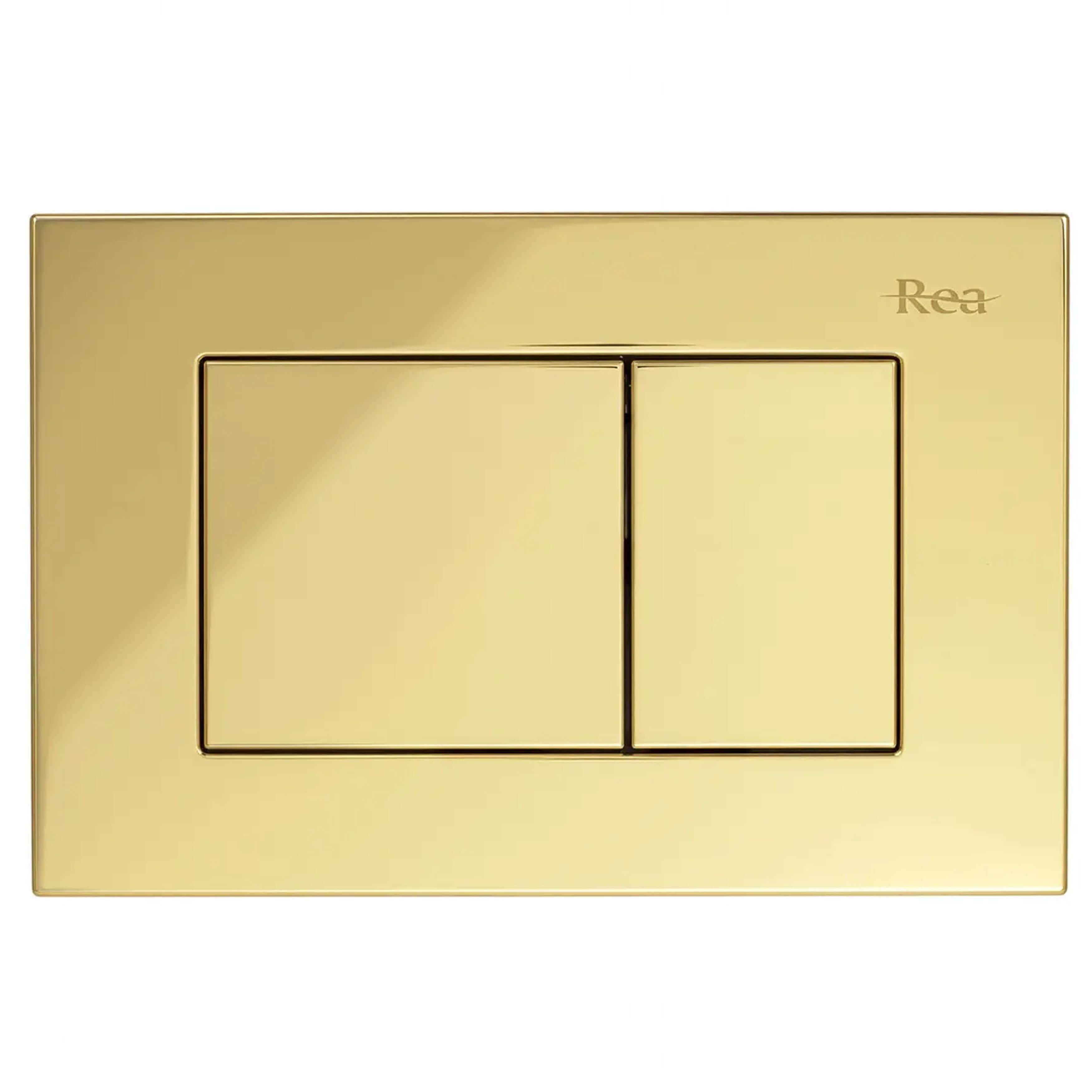 Rea Betätigungsplatte für Toilette gold REA-E0636