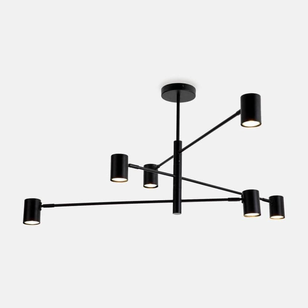 Zuma Line Pedro Deckenlampe 6x5 W schwarz PEN4104-6BK