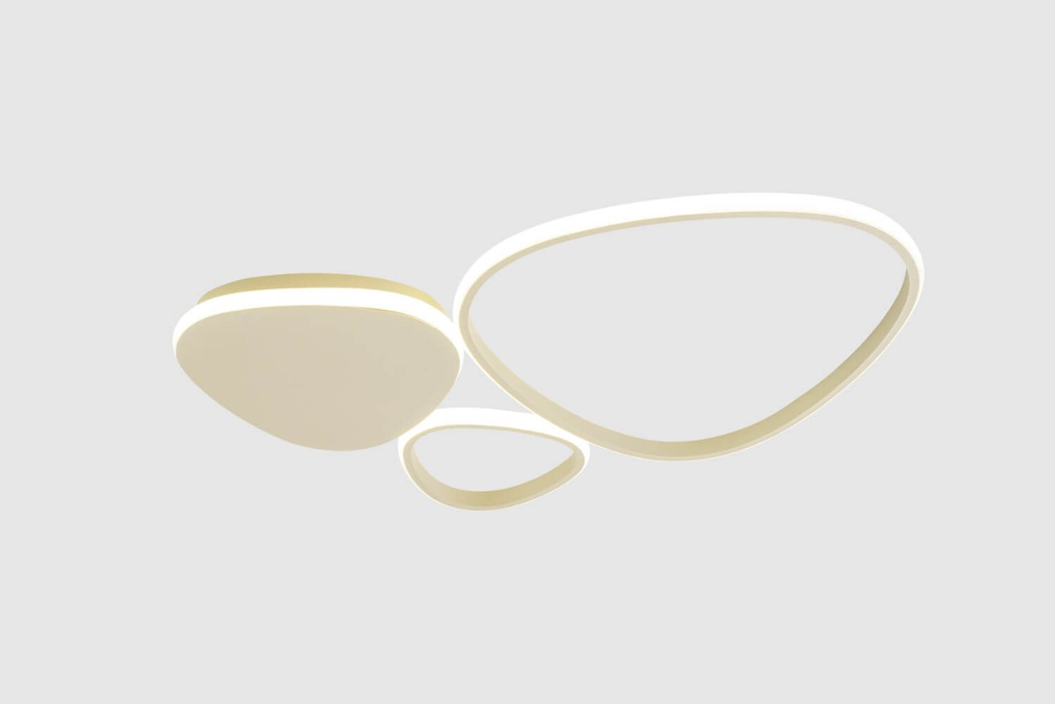 Zuma Line Huron Deckenlampe 3x30 W beige 2023519C3-BE